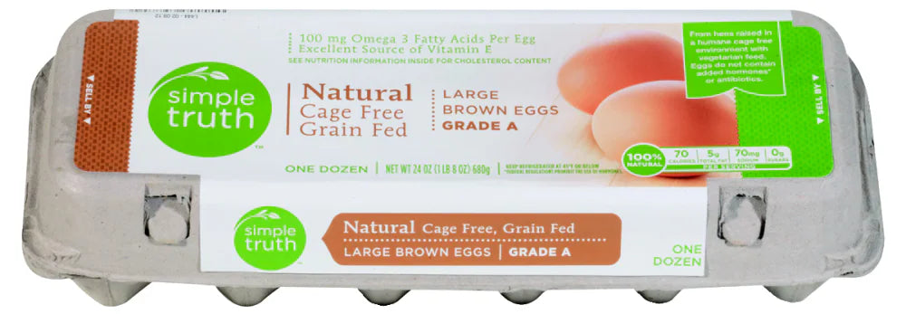 Simple Truthâ„¢ Natural Cage Free Large Brown Eggs
