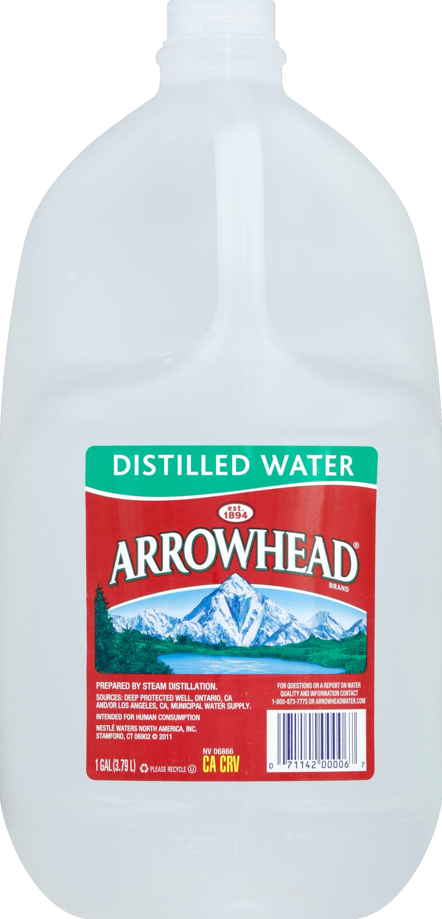Arrowhead Distilled Water 1 gl