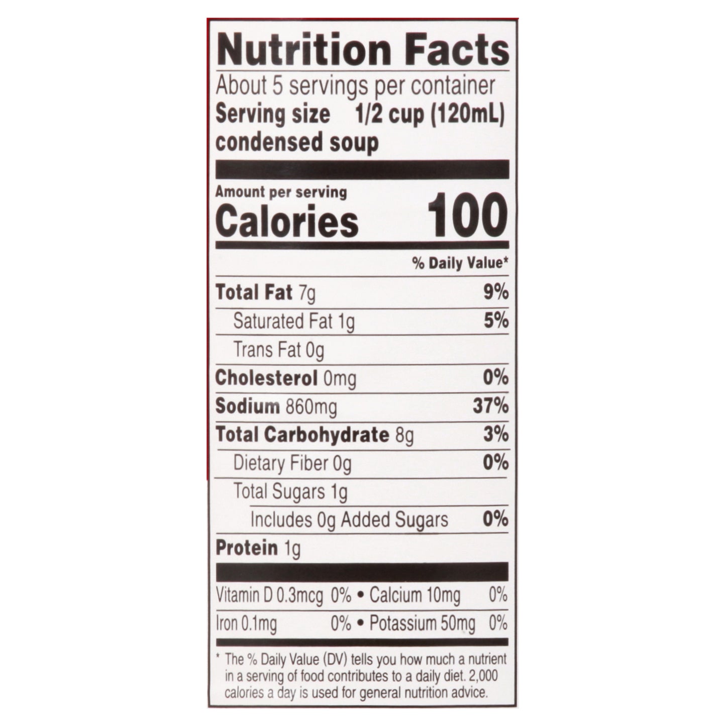 Campbell's Family Size Cream of Mushroom Condensed Soup 22.6 oz
