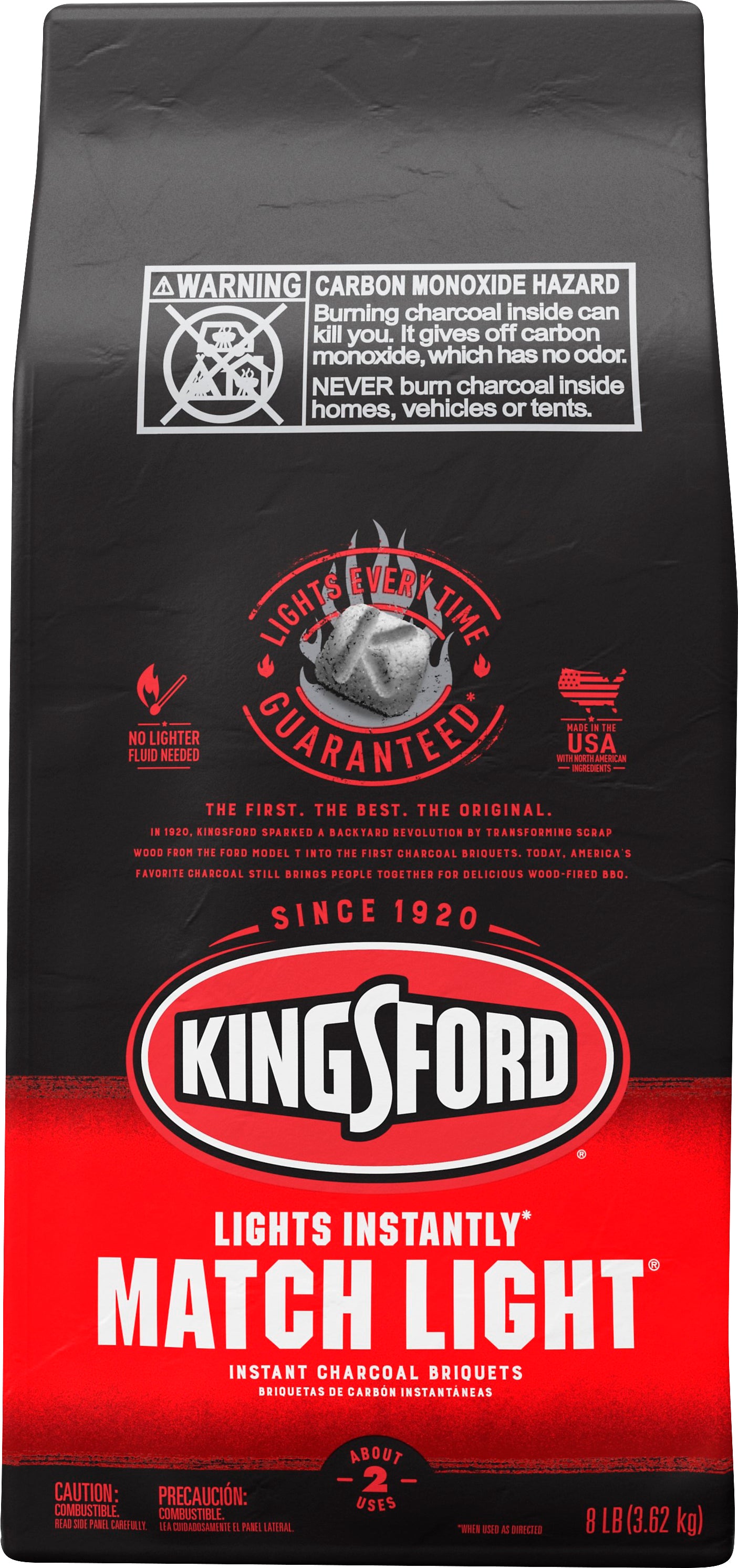 Kingsford Match Light Instant Charcoal Briquets 8 lb