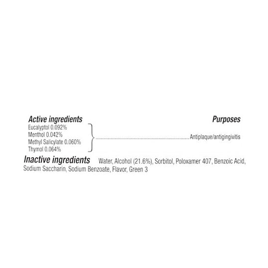 Listerine Cool Mint Antiseptic Mouthwash, Bad Breath & Plaque, 1 L