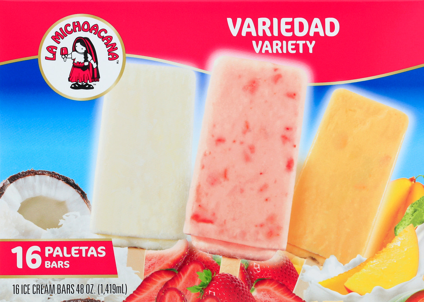 La Michoacana Ice Cream Bars 16 ea