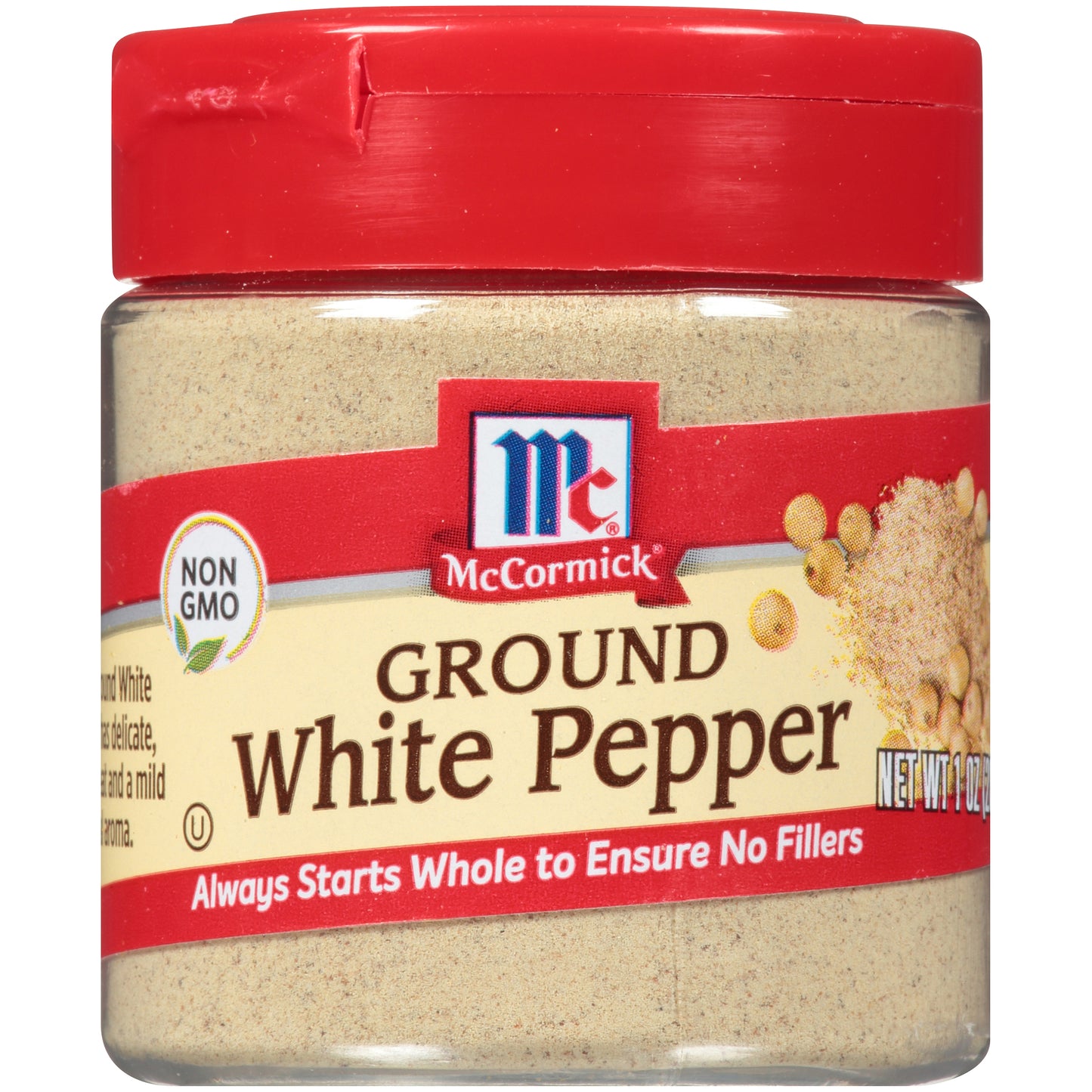 McCormick® Ground White Pepper 1 oz. Shaker