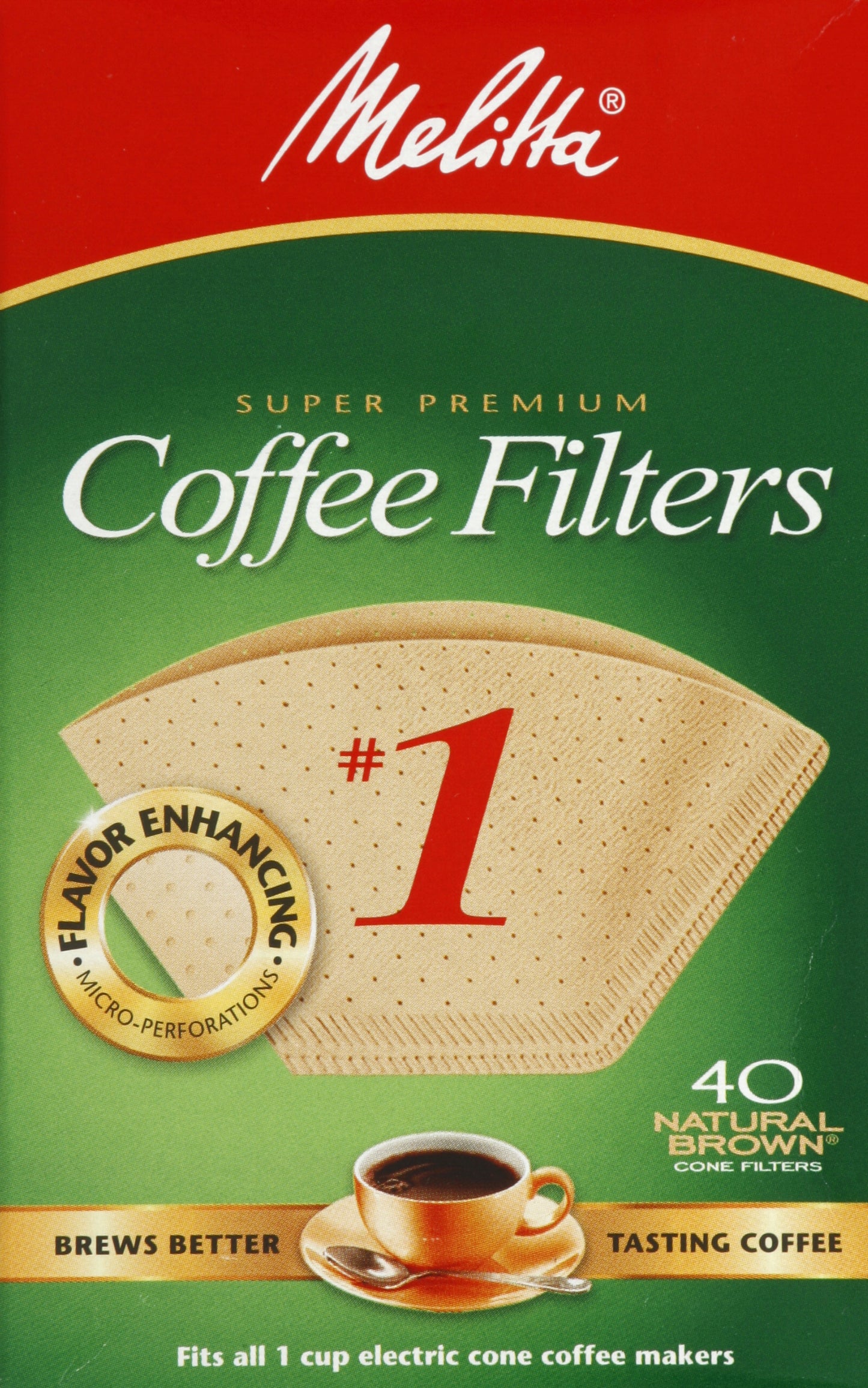 Melitta Coffee Filters 40 ea