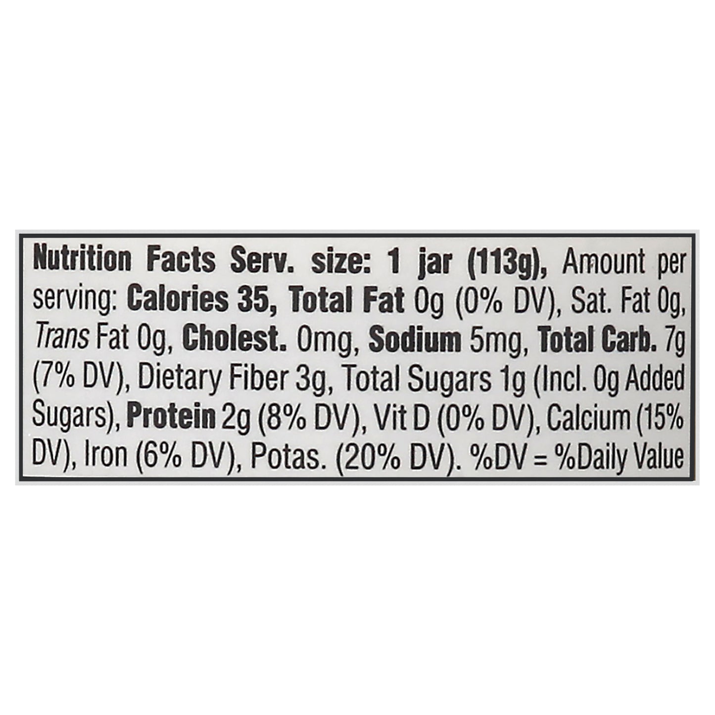 HappyBaby Organics Stage 1 Green Beans Baby Food 4 oz