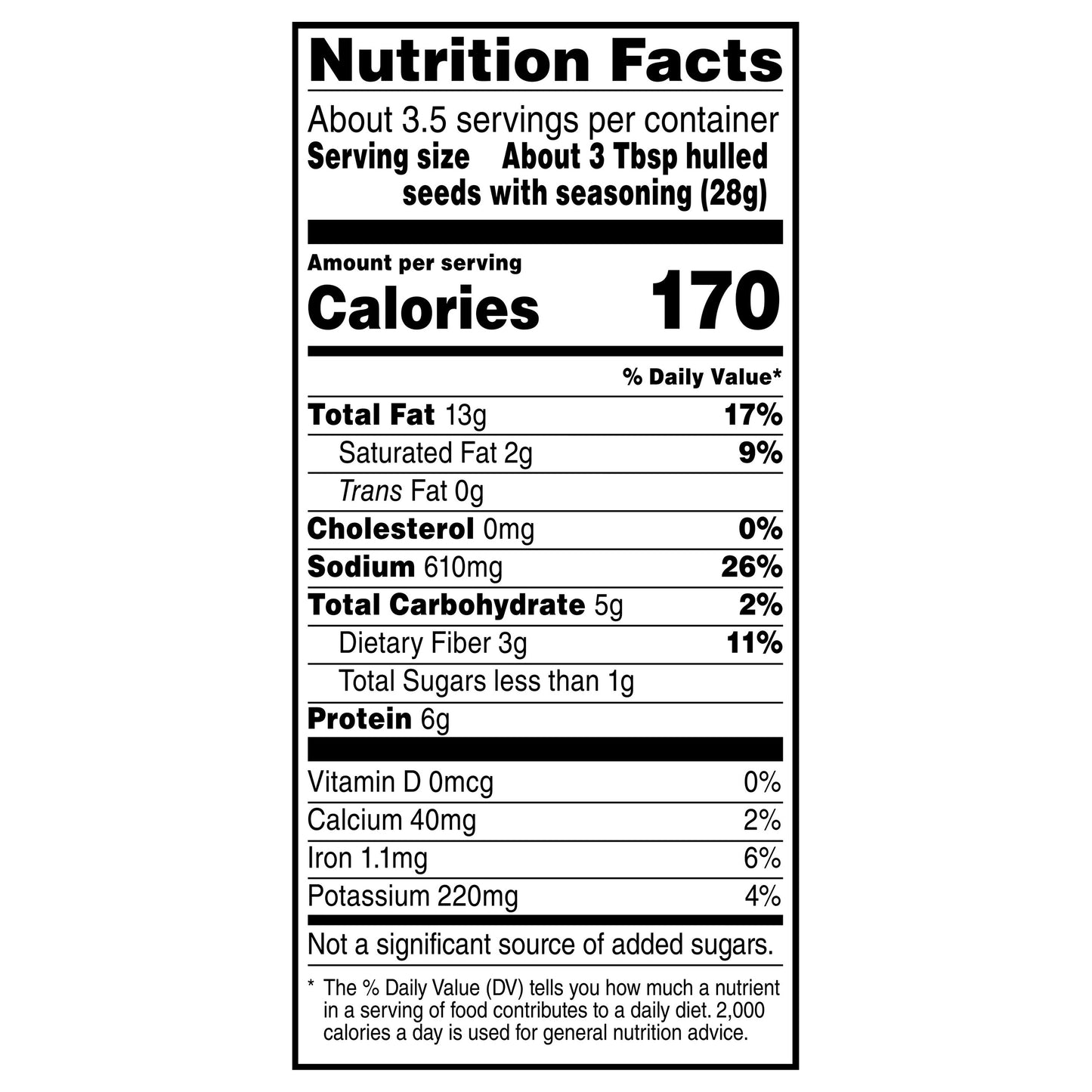Spitz Big Bag Cracked Pepper Flavored Sunflower Seeds 6 oz