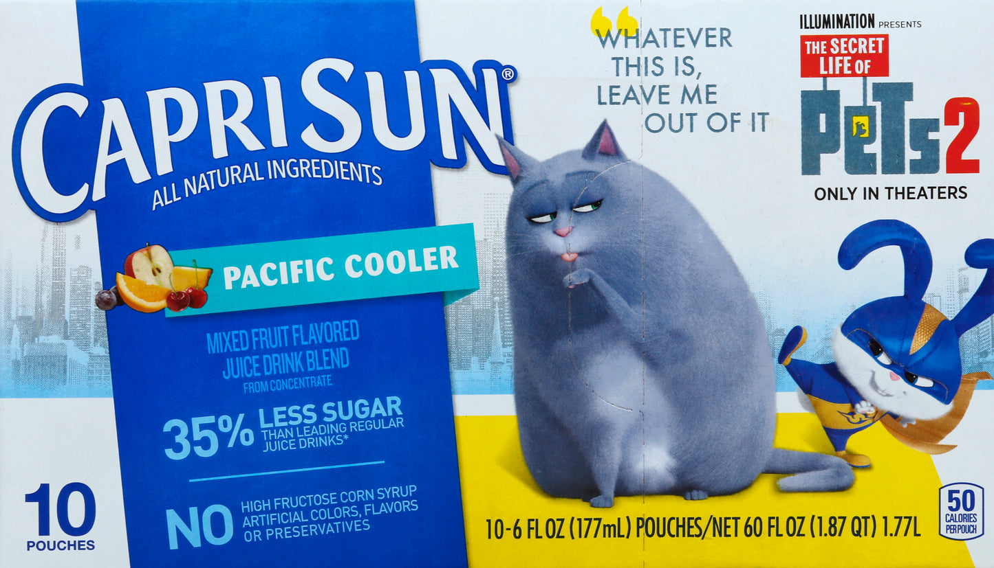 Capri Sun All Natural Ingredients Juice Drink Blend 10 ea