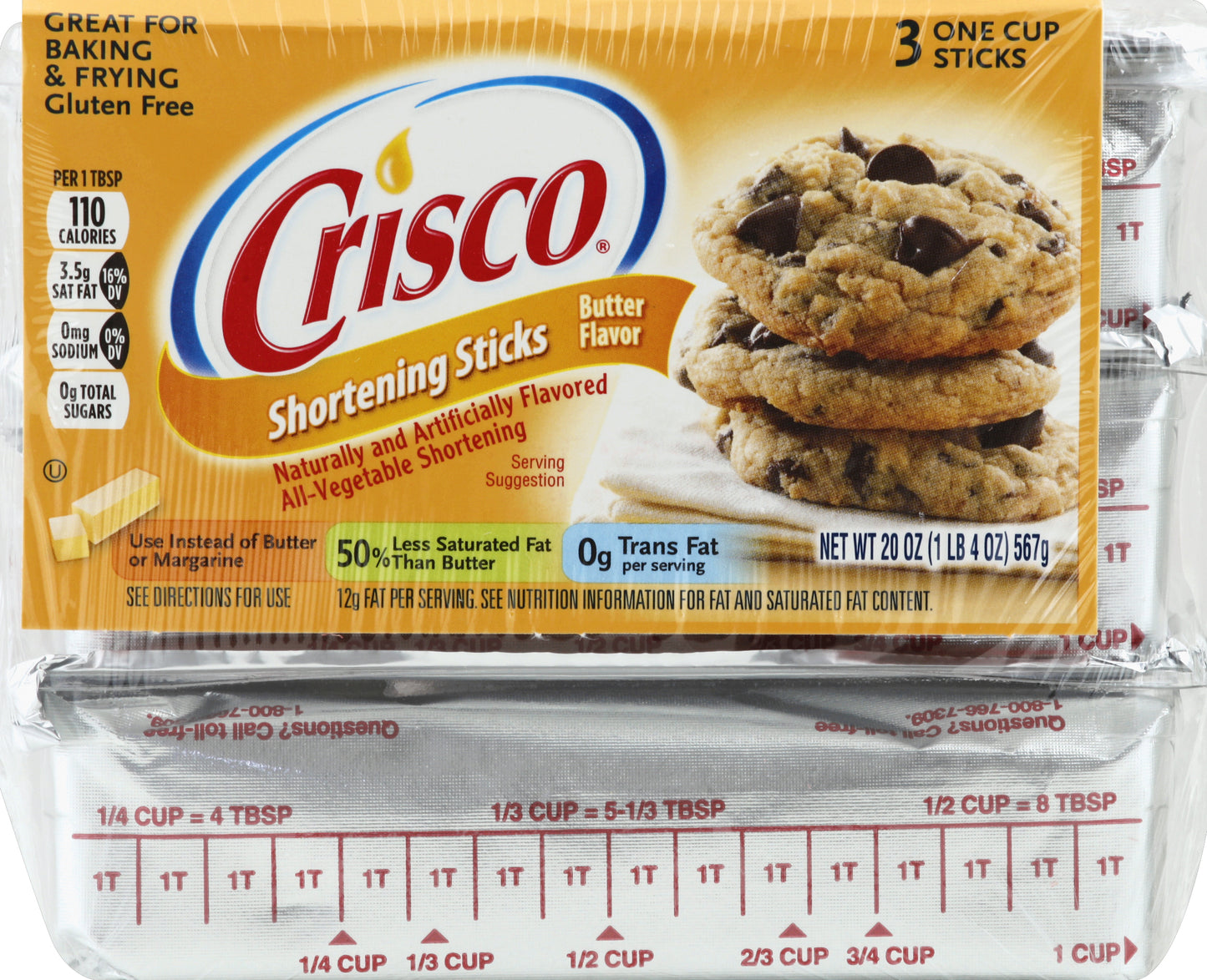 Crisco All-Vegetable Shortening 3 ea