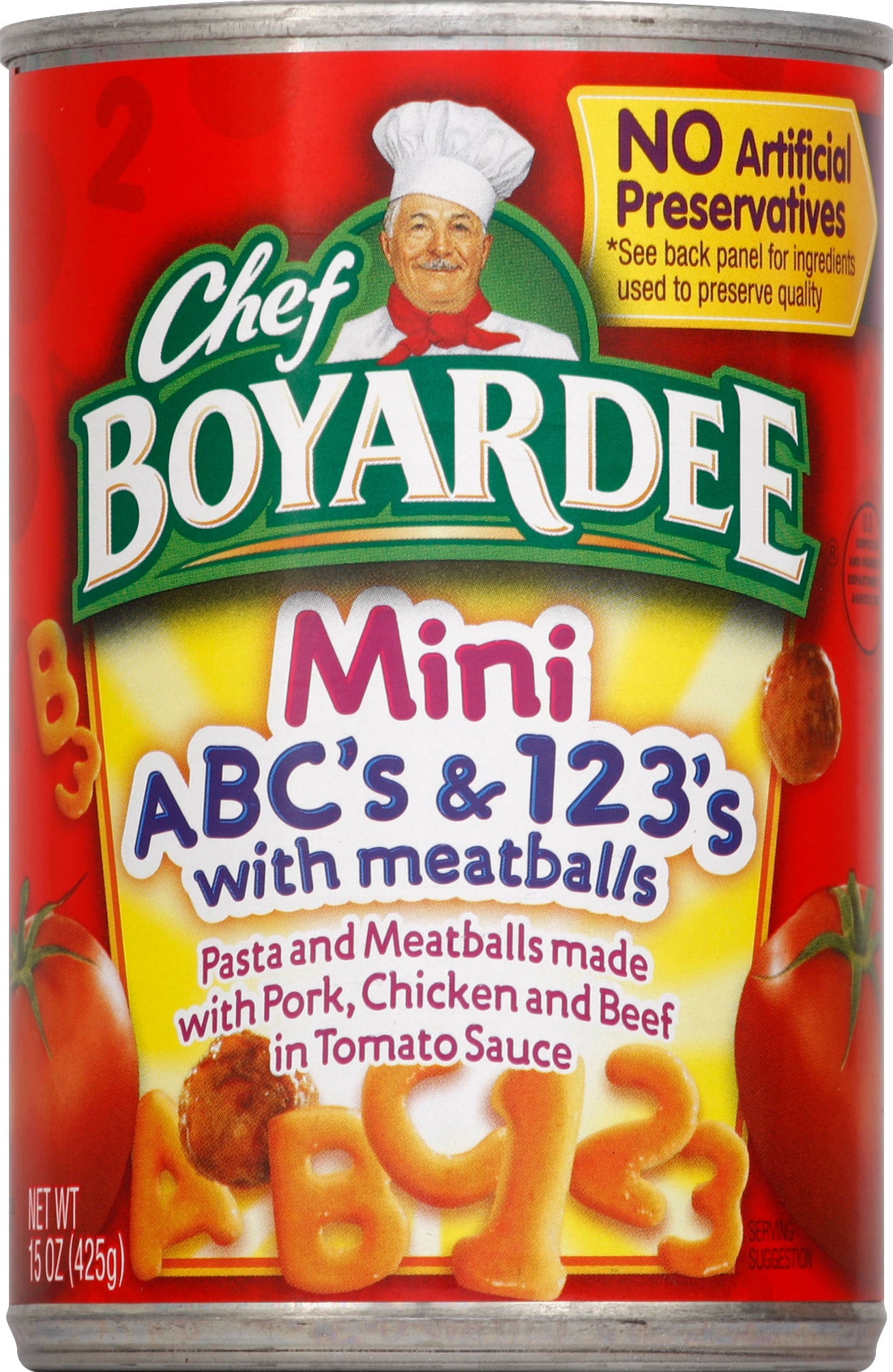 Chef Boyardee ABC's & 123's 15 oz