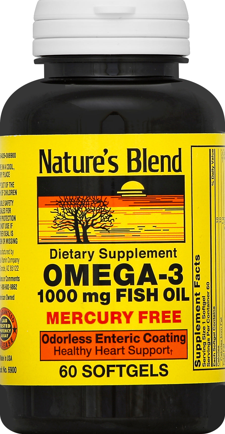 Natures Blend Omega-3 Fish Oil 60 ea