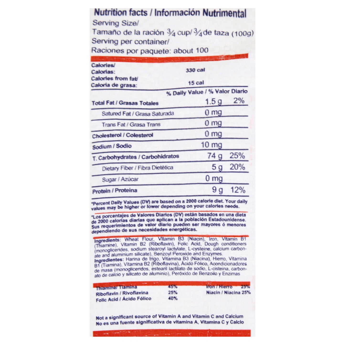 Selecta Enriched All Purpose Wheat Flour 22 lb
