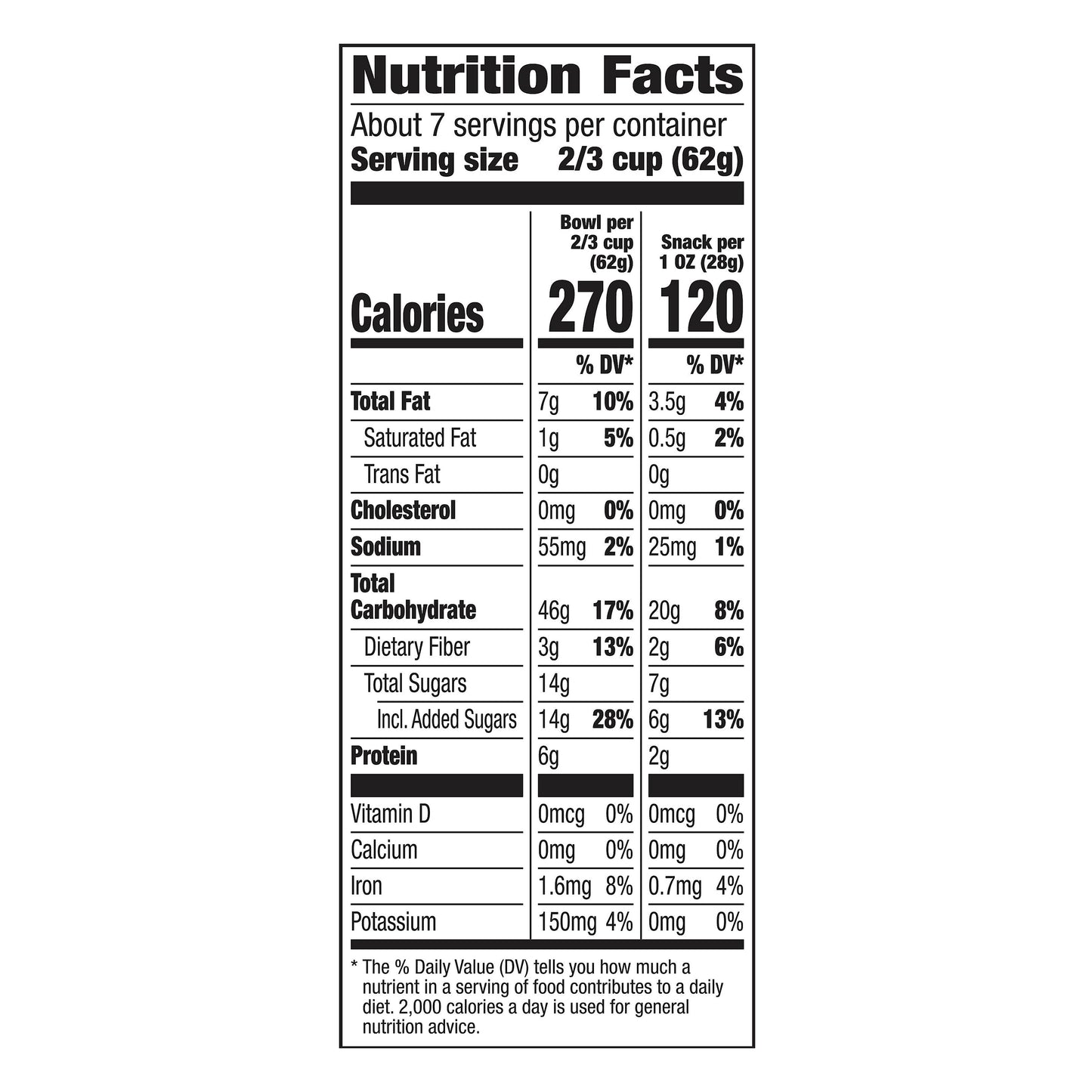 Cascadian Farm Organic Oats and Honey Granola 1 lb