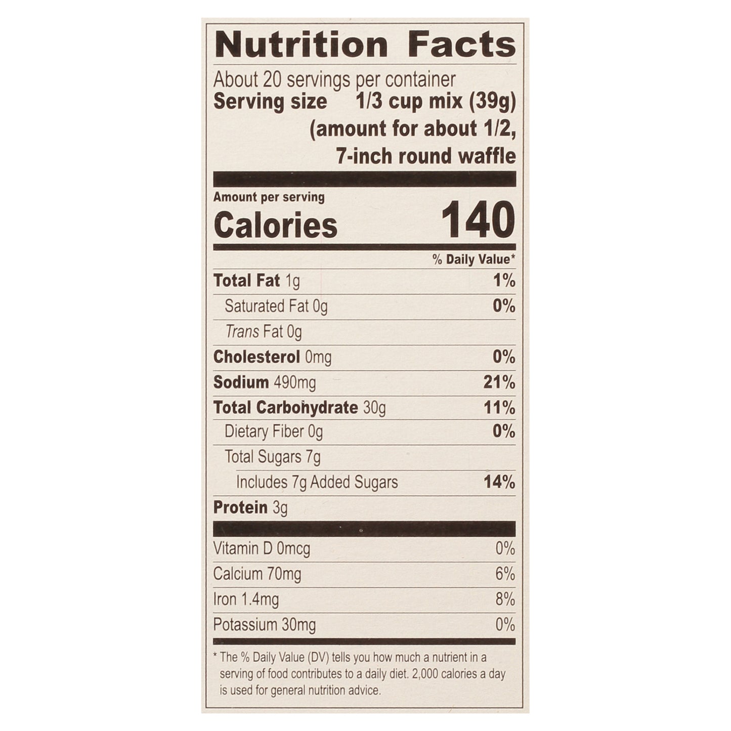 Krusteaz Light & Crispy Belgian Waffle Mix 28 oz