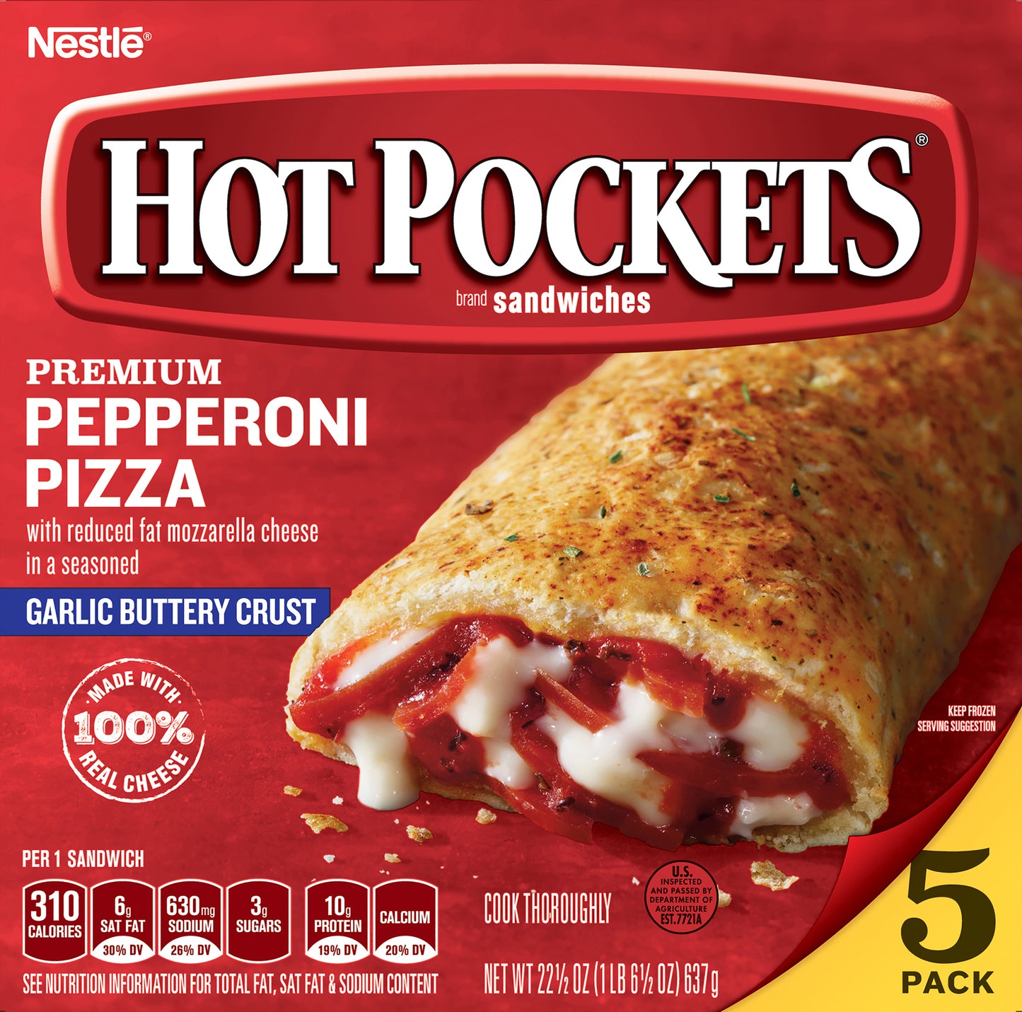 Hot Pockets Sandwiches 5 ea