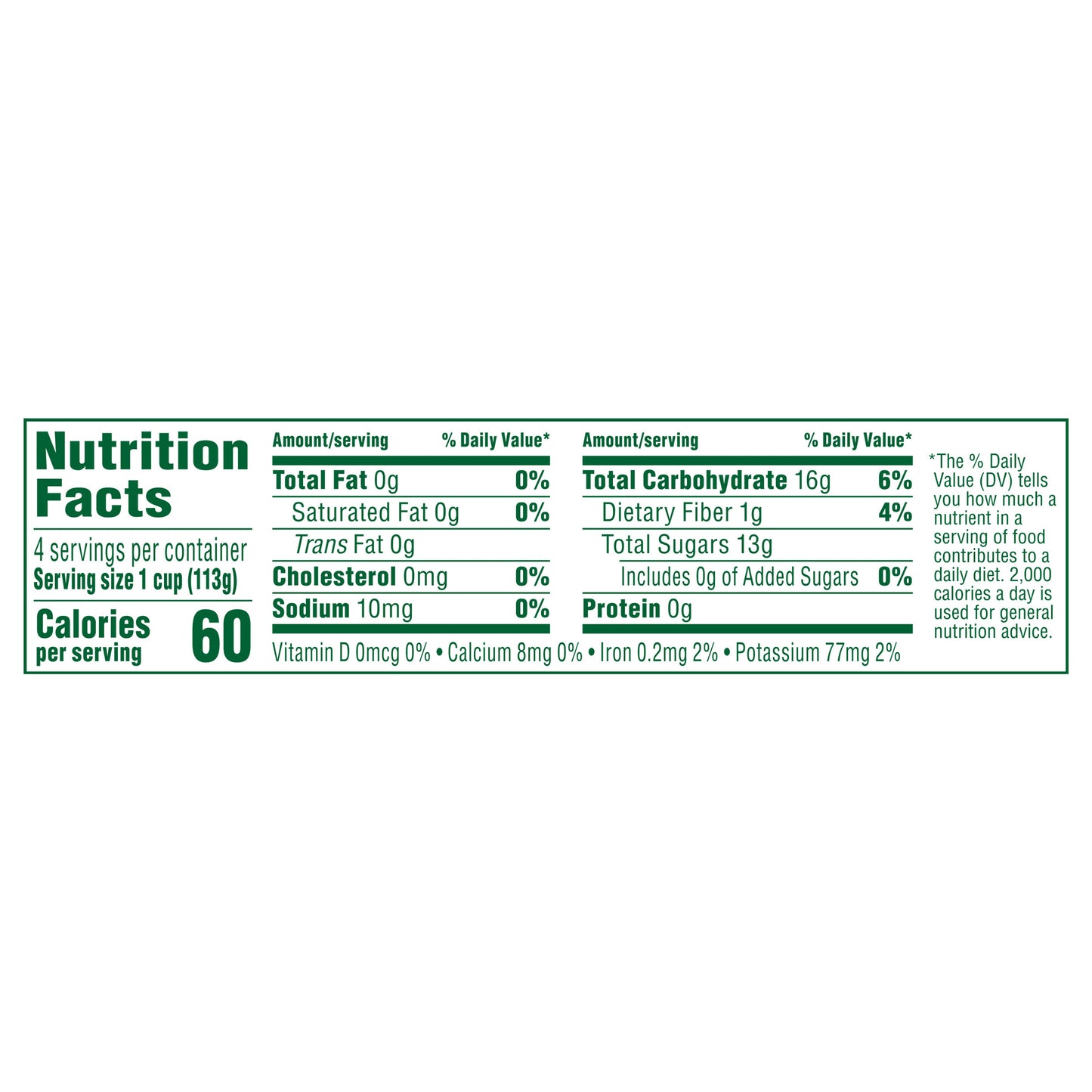 Del Monte 4 Pack Diced Peaches In 100% Juice 4 cups 4 oz 4 ea Sleeve