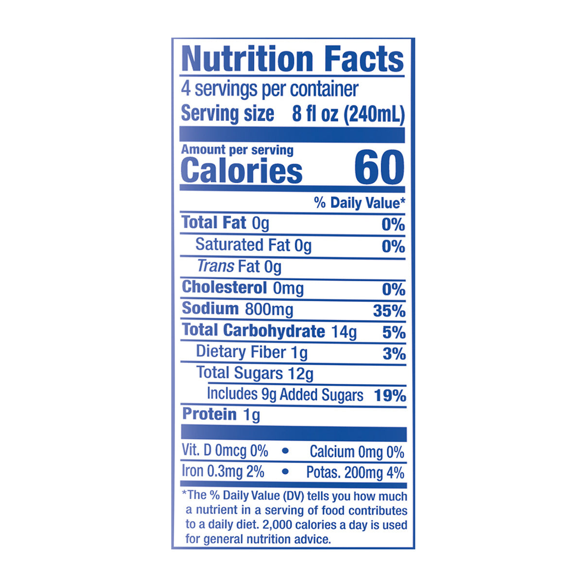 Clamato Picante Tomato Cocktail 32 fl oz Bottle