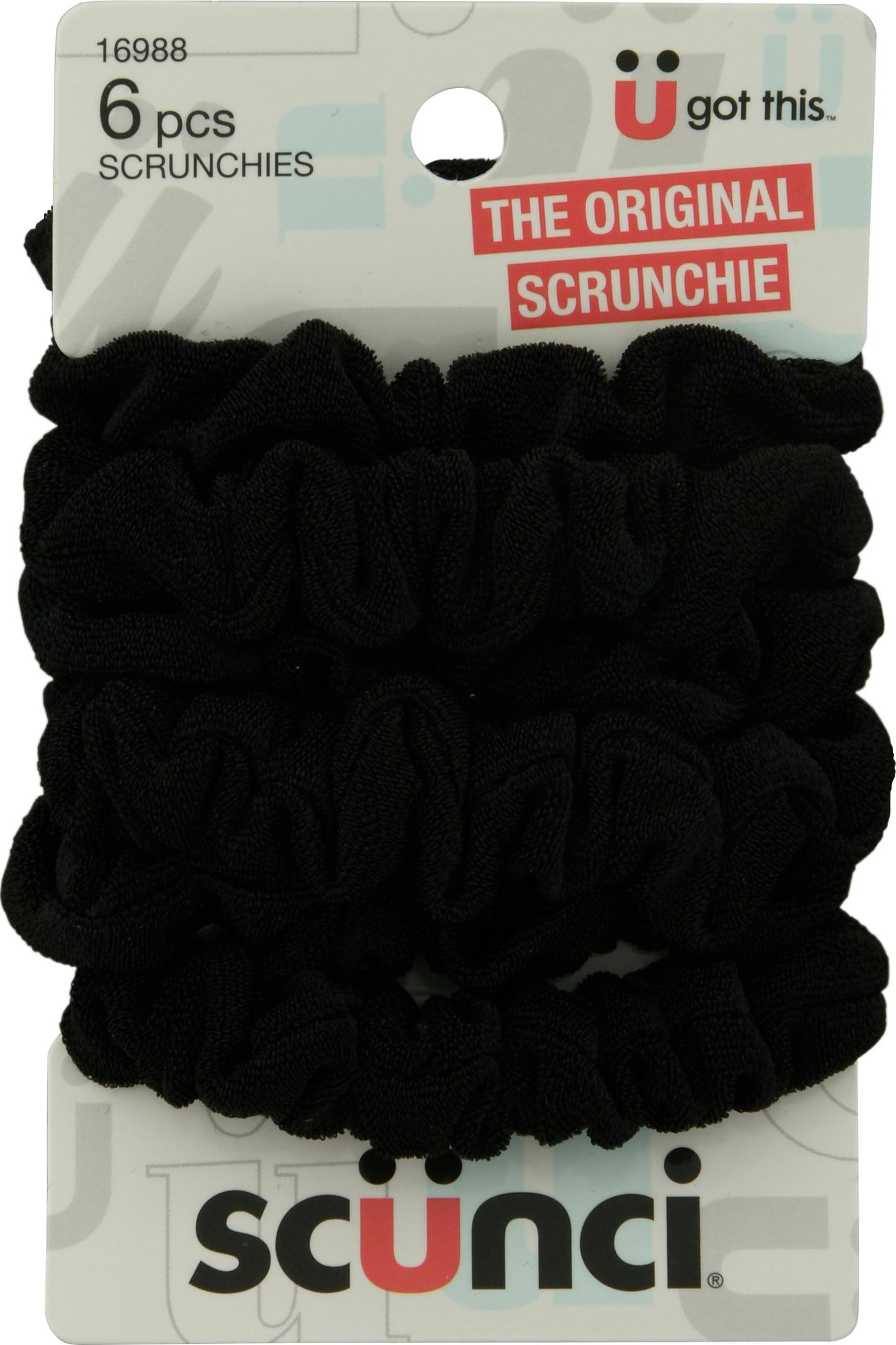 Scunci The Original Scrunchies 6 ea