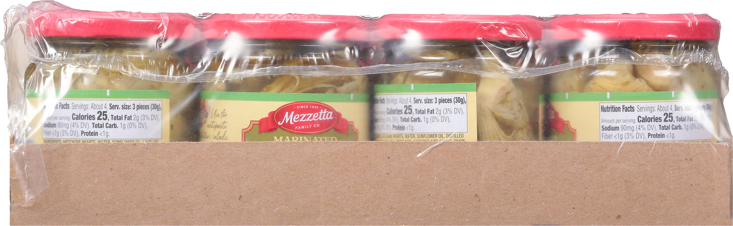 Mezzetta Marinated Artichoke Hearts 12 ea Tray