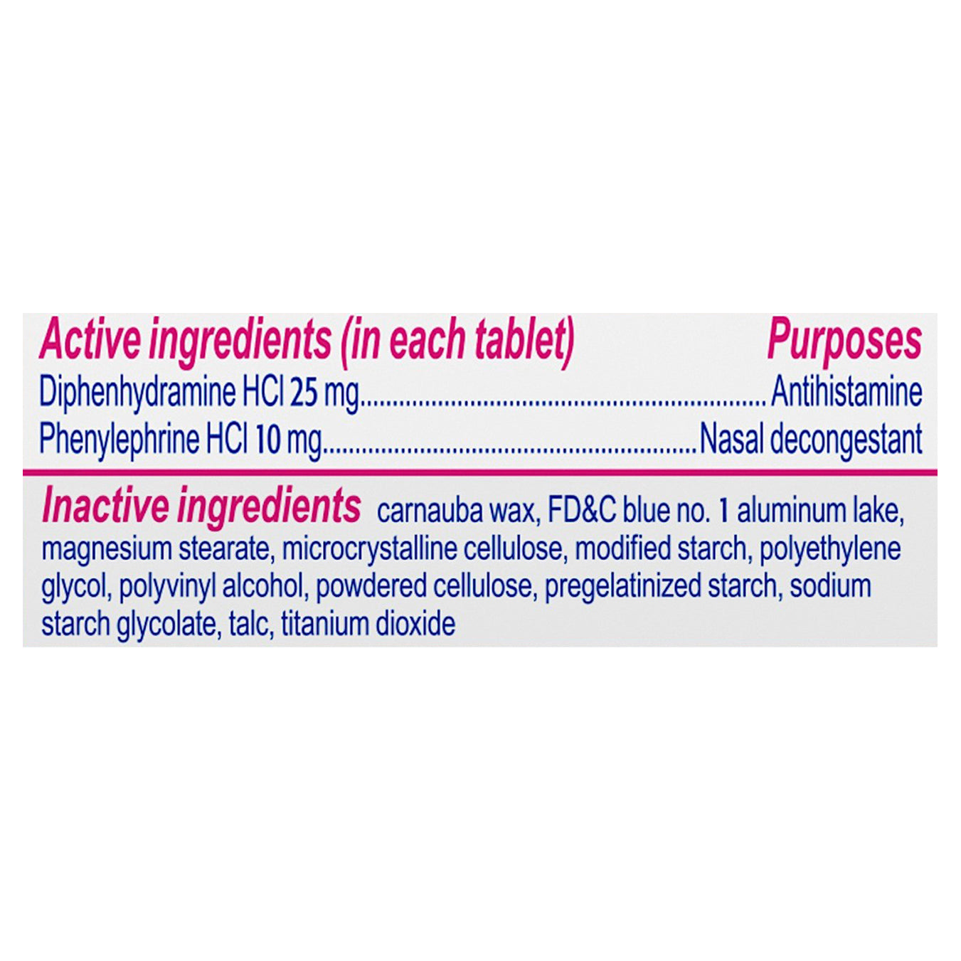 Benadryl Tablets Allergy Plus Congestion 24 ea