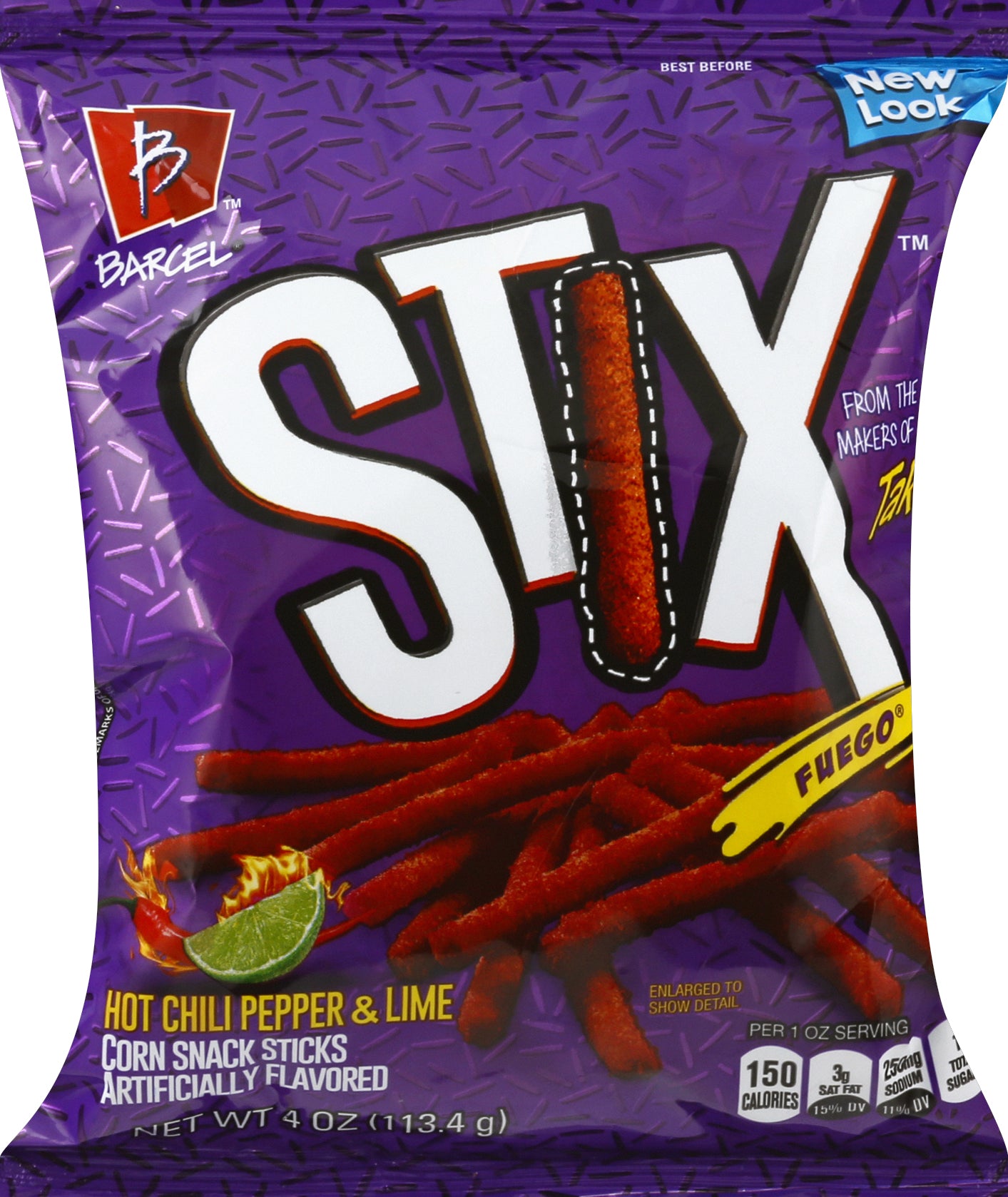 Barcel Corn Snack Sticks 4 oz