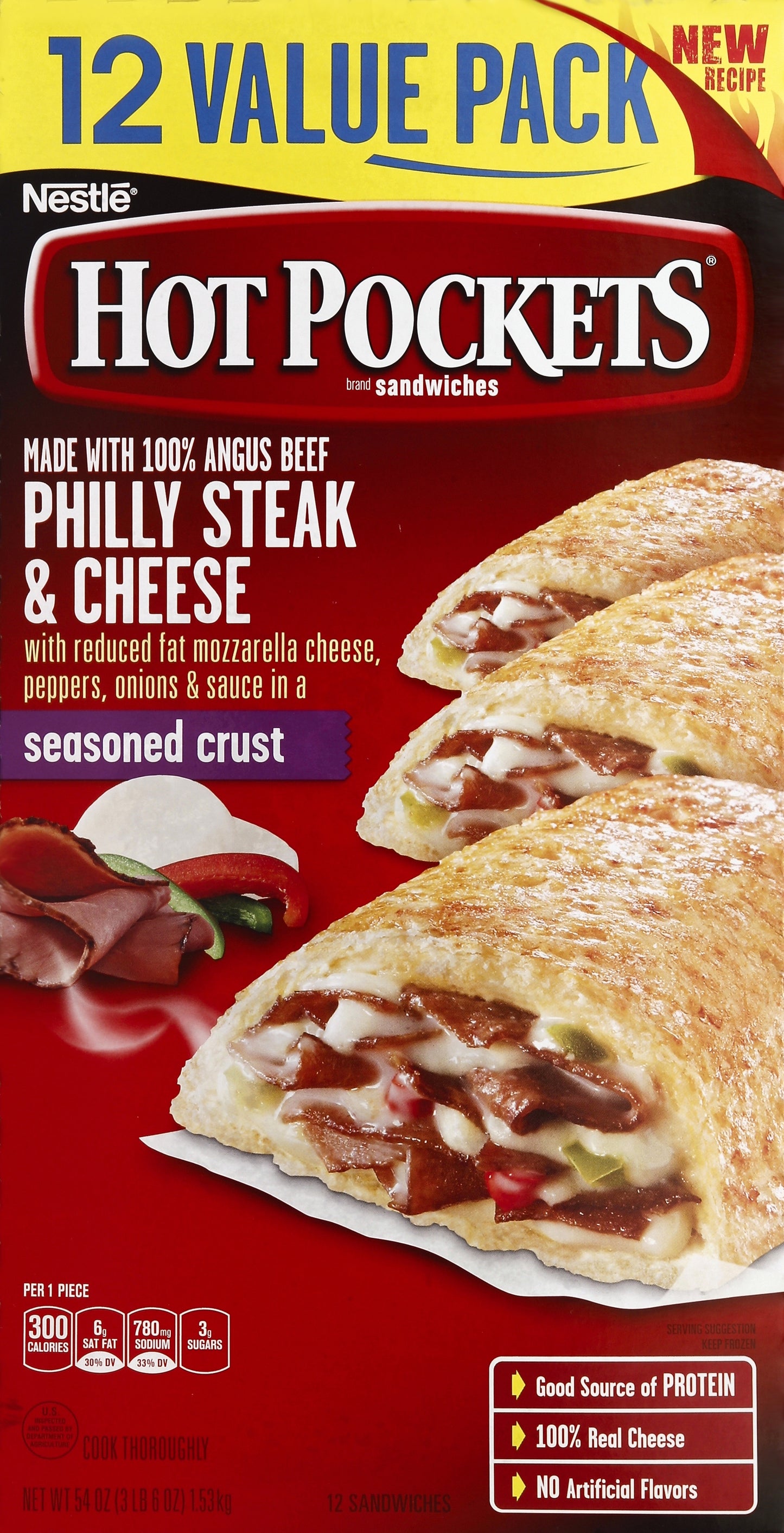 Hot Pockets Sandwiches 12 ea