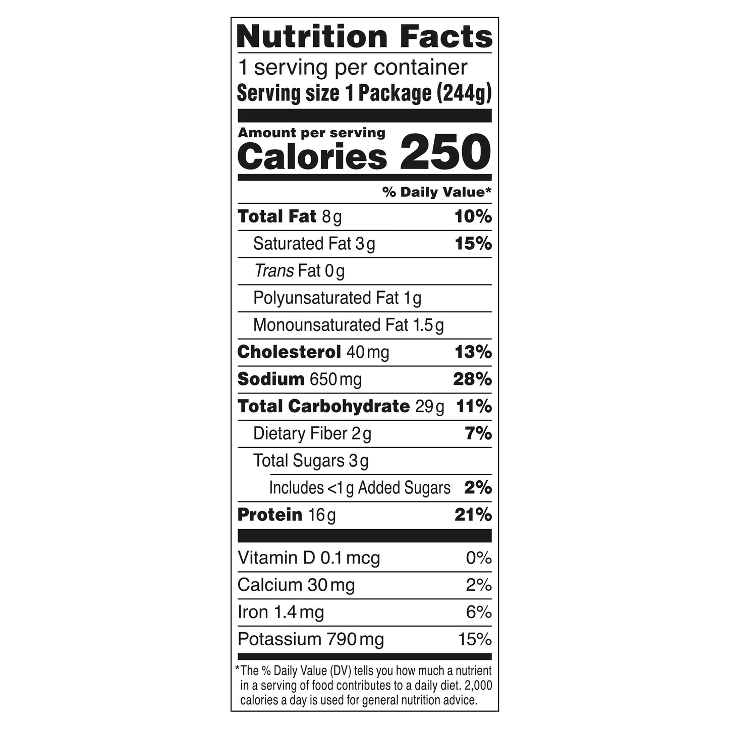Lean Cuisine Baked Chicken Westrock Claremont, NC 8 5-8 OZ (244g)