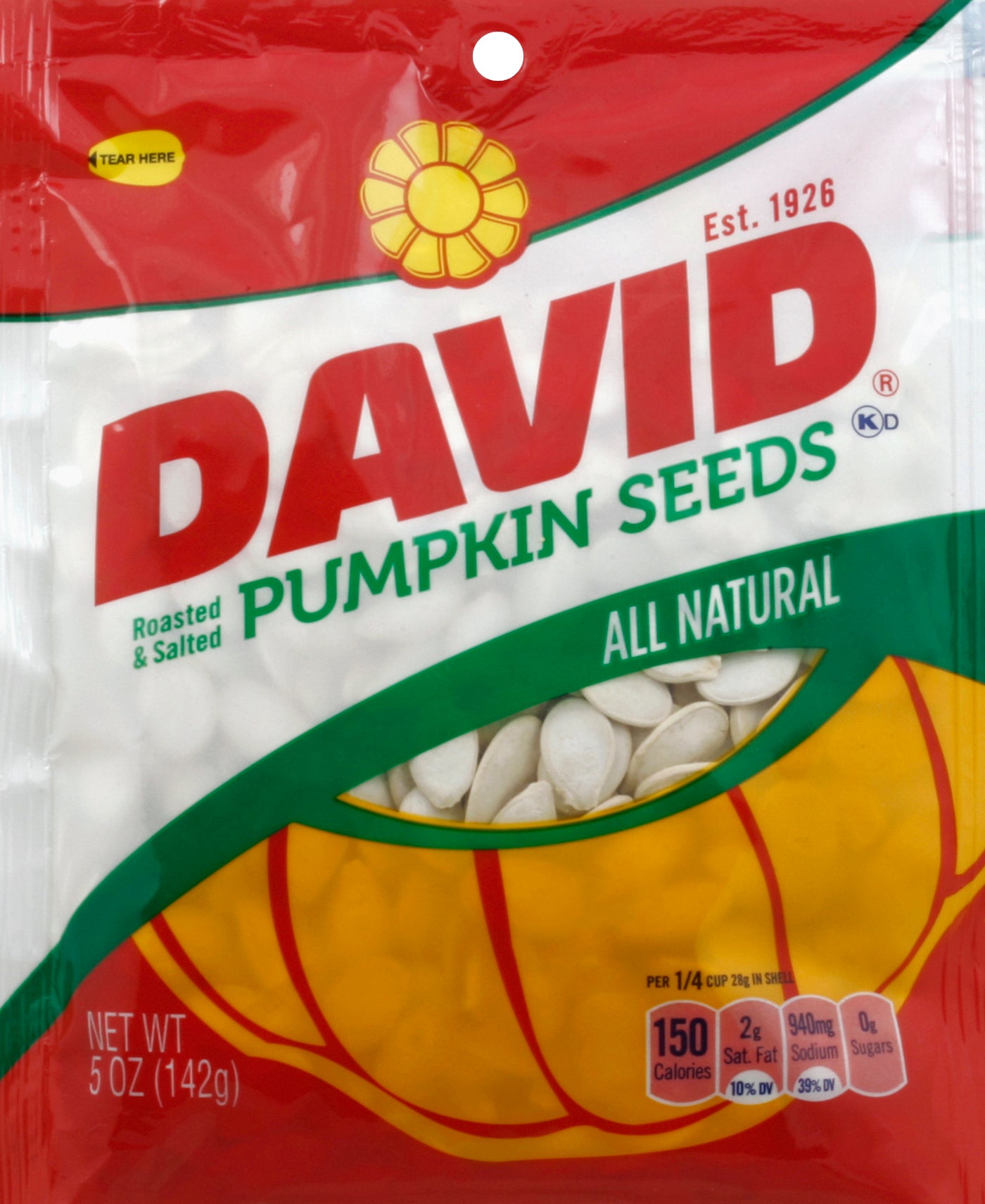 David Pumpkin Seeds 5 oz
