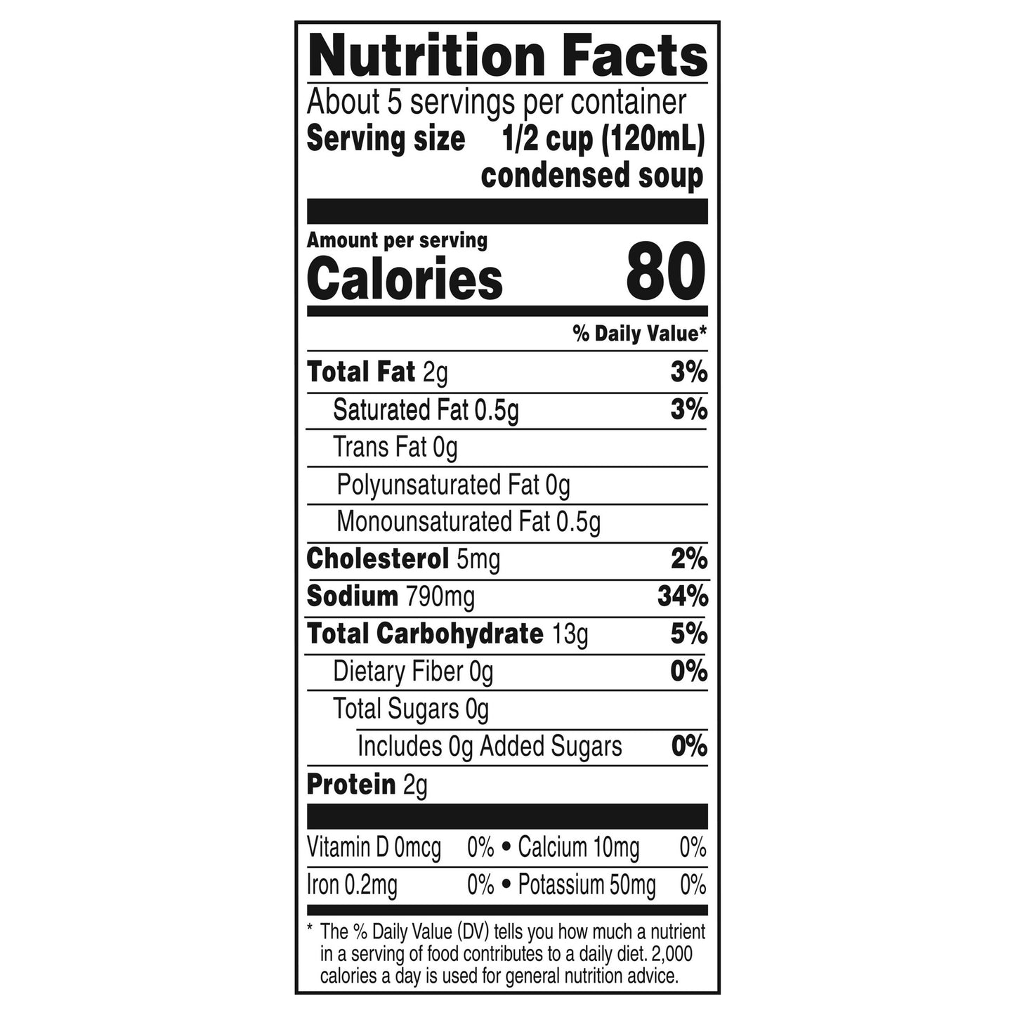 Campbell's Family Size Chicken with Rice Condensed Soup 22.4 oz