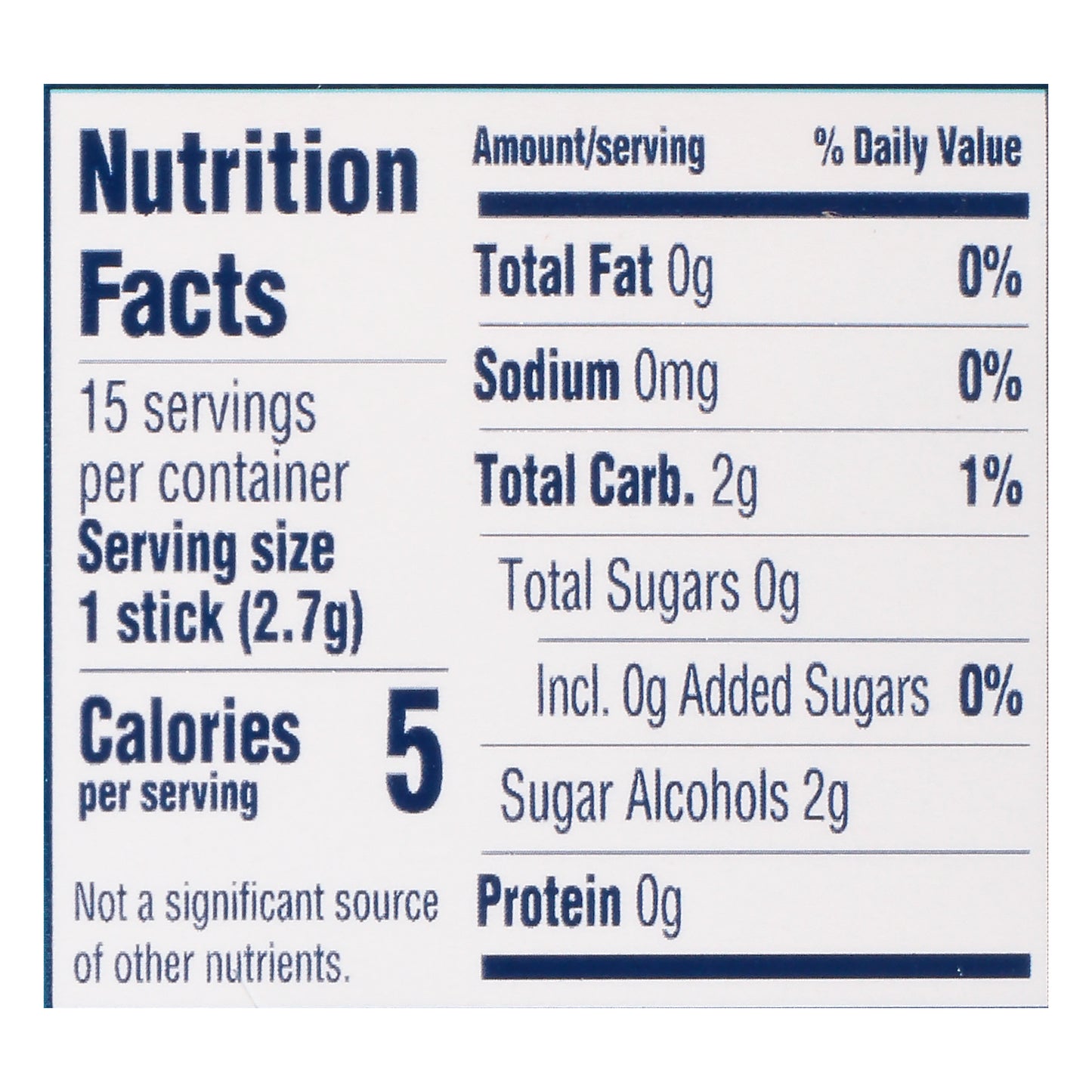 Extra Sugarfree Smooth Mint Gum 15 ea