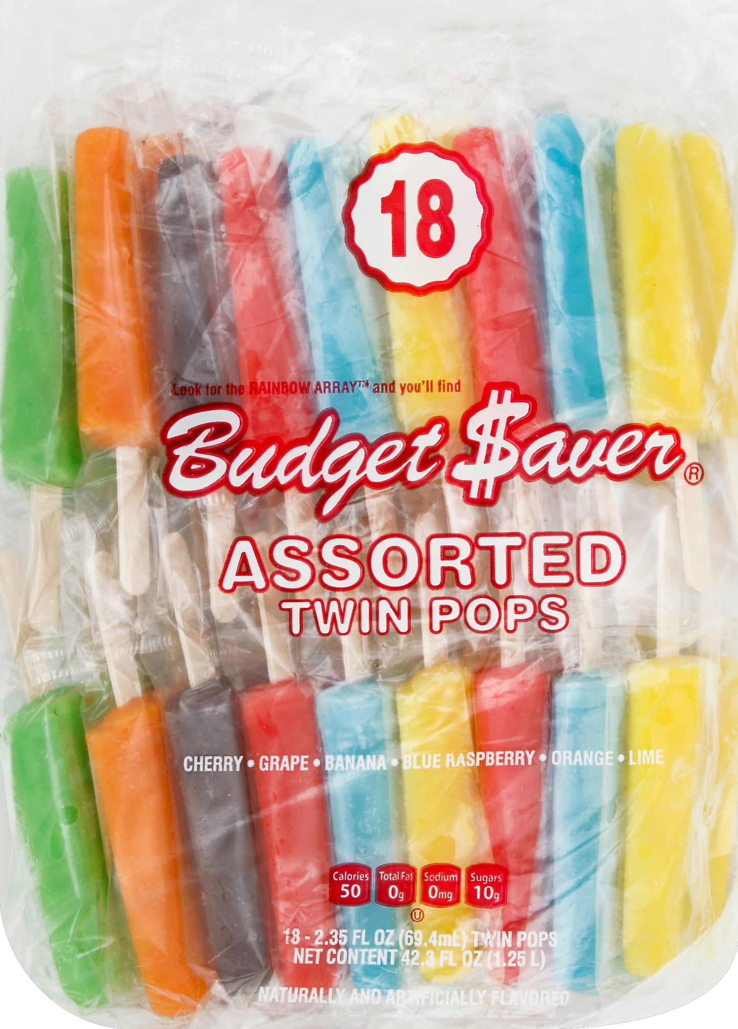 Budget Saver Twin Pops 18 ea