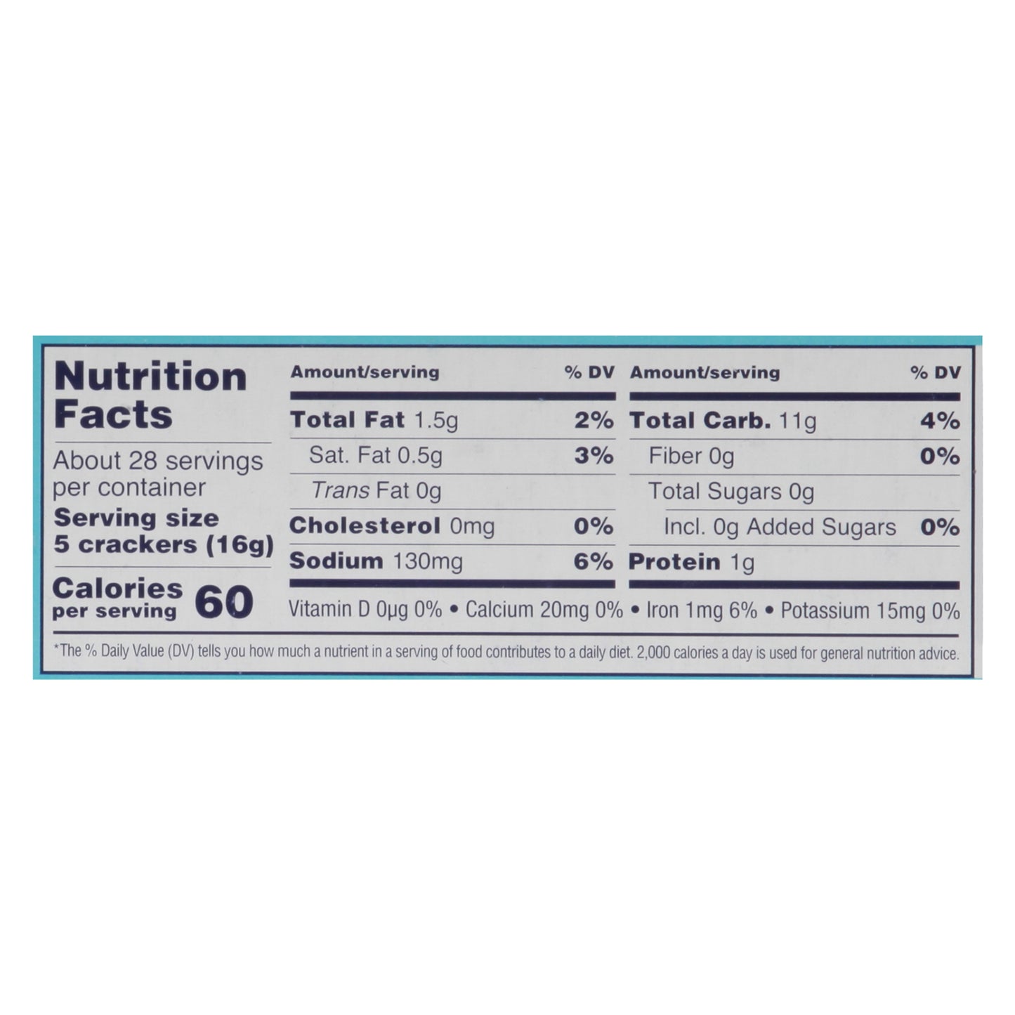 Tru-Blu Saltine Crackers 4 Packs