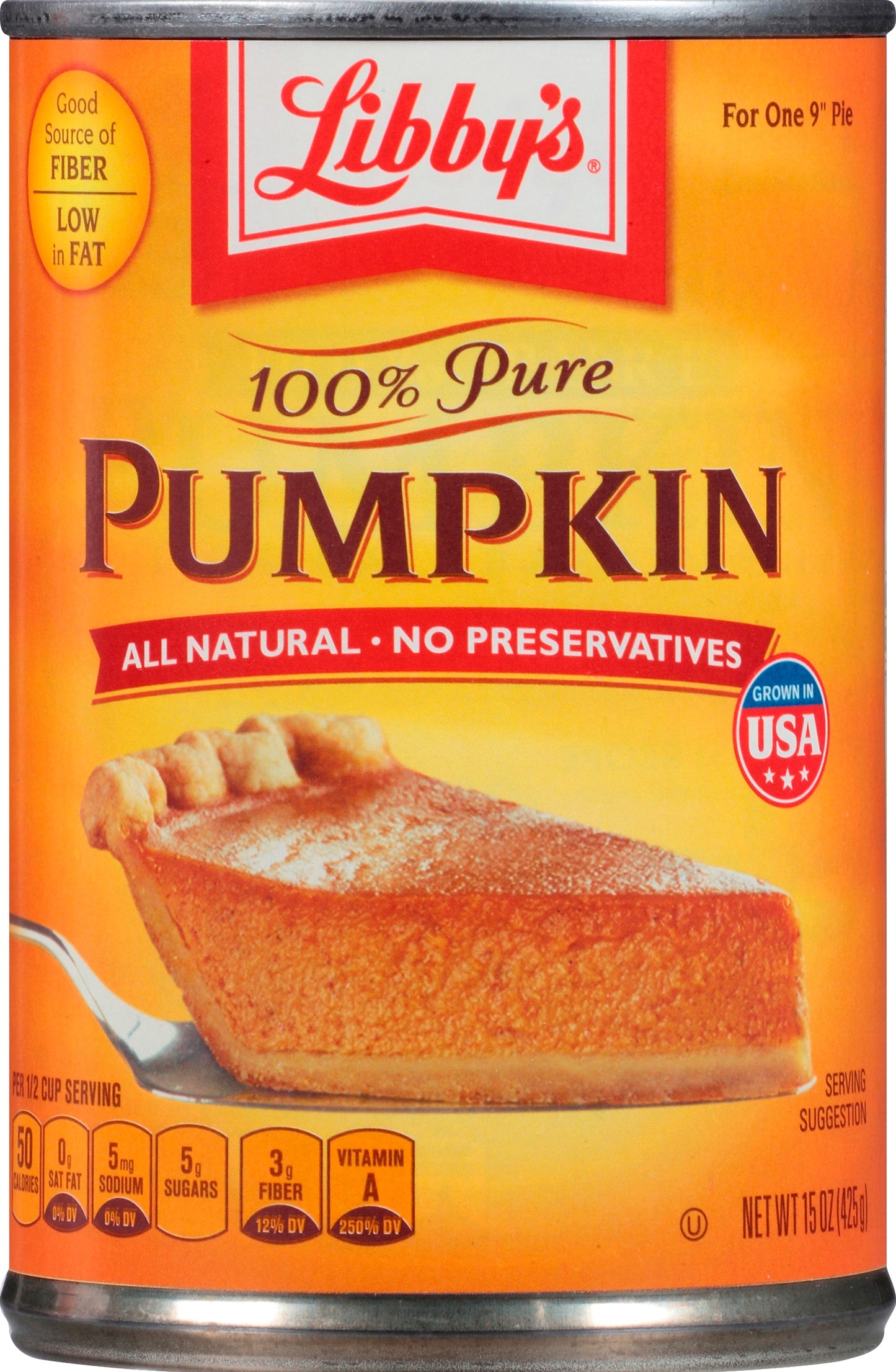 Libby's Pumpkin Pie 15 oz