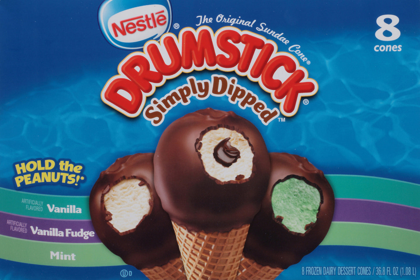 Drumstick Frozen Dairy Dessert Cones 8 ea