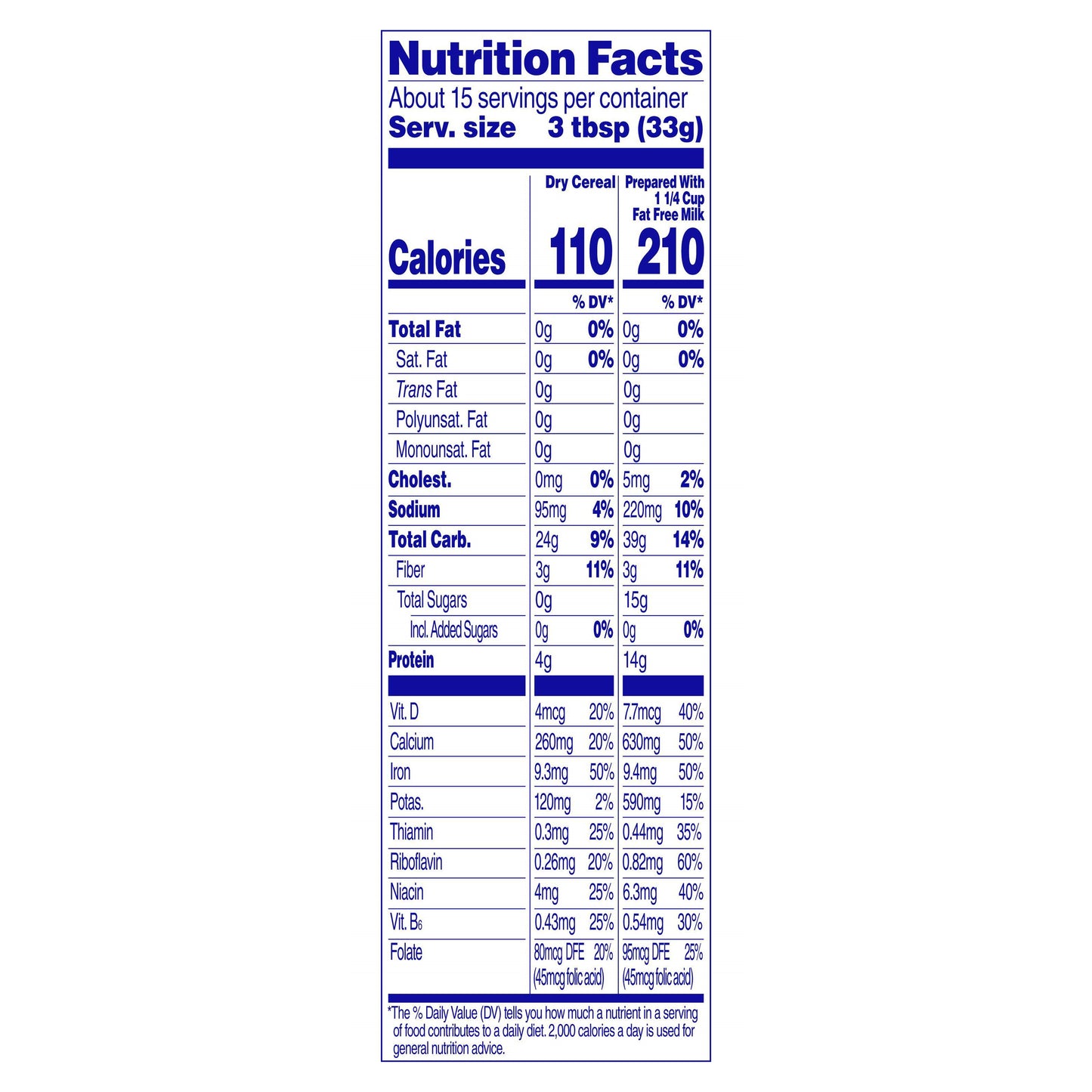 Cream Of Wheat Whole Grain Hot Cereal 18 oz
