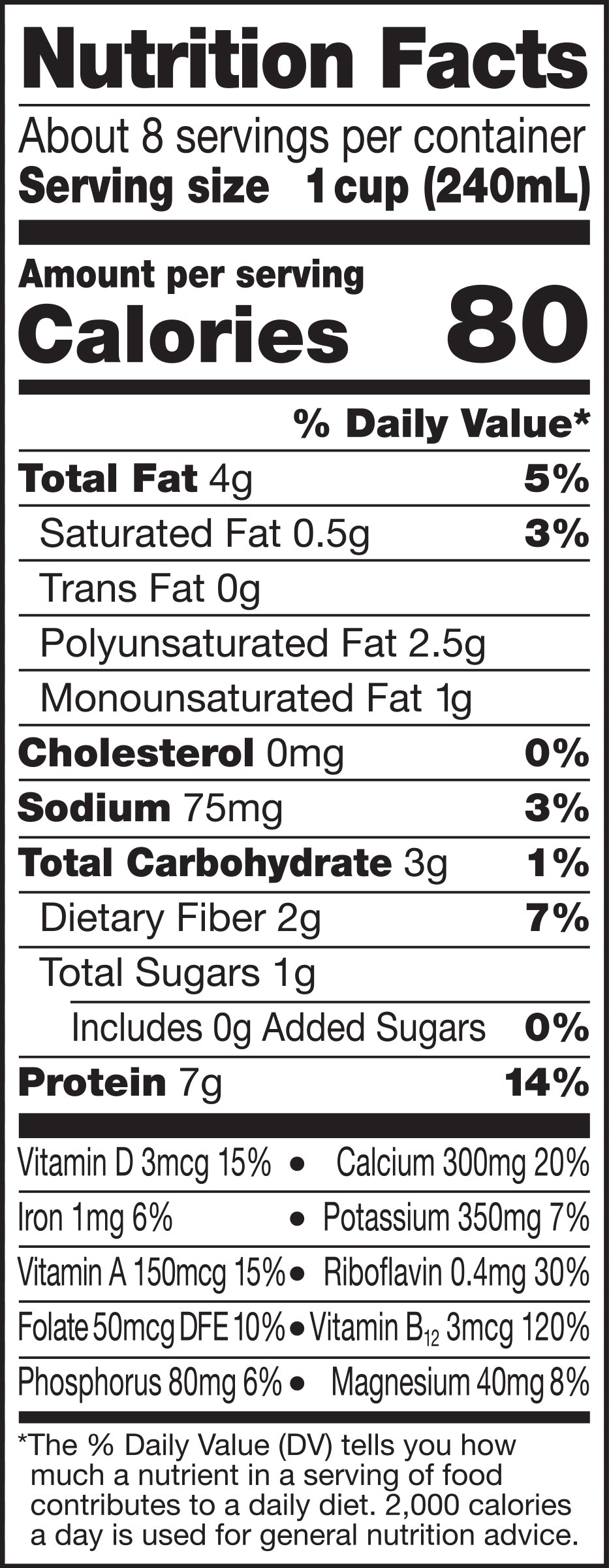 Silk® Organic Unsweet Soymilk 64 fl. oz. Carton