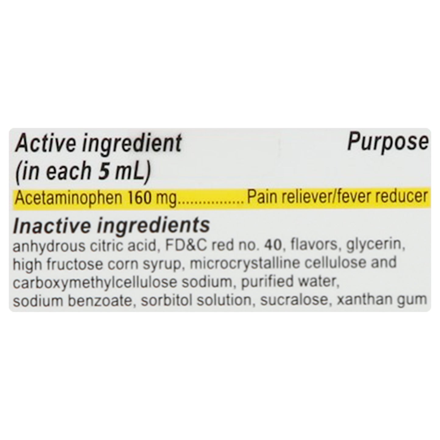 Tylenol Children's Oral Suspension Cherry Flavor Pain + Fever 4 oz