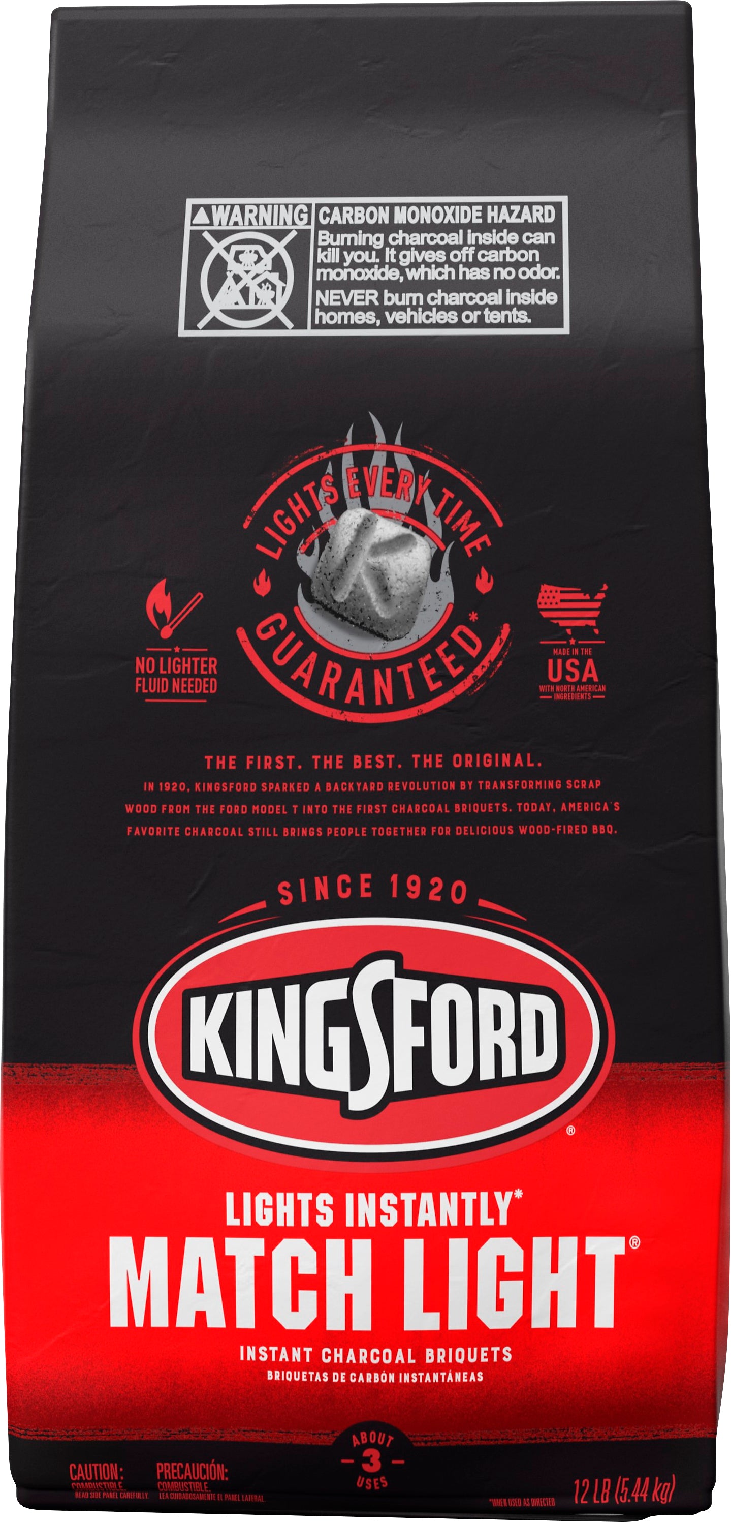 Kingsford Match Light Instant Charcoal Briquets 12 lb