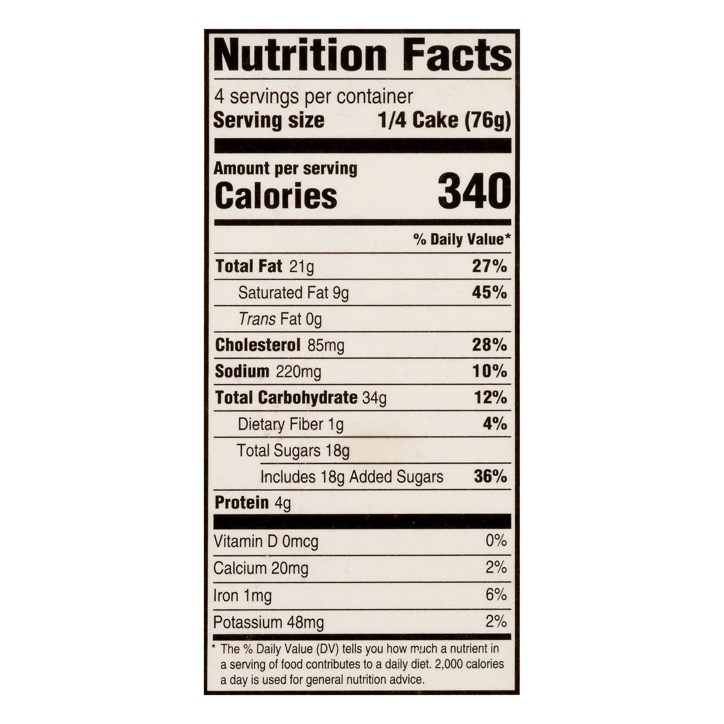 Sara Lee All Butter Pound Cake 10.75 oz