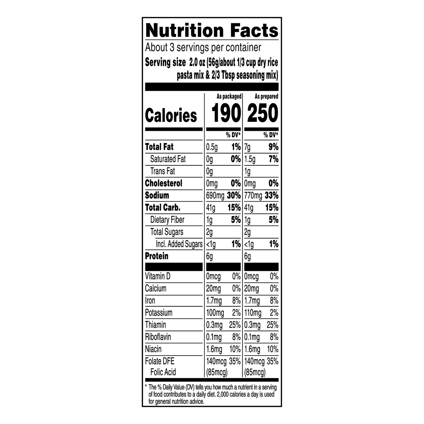 Rice A Roni Beef Flavor Food Mix 6.8 oz