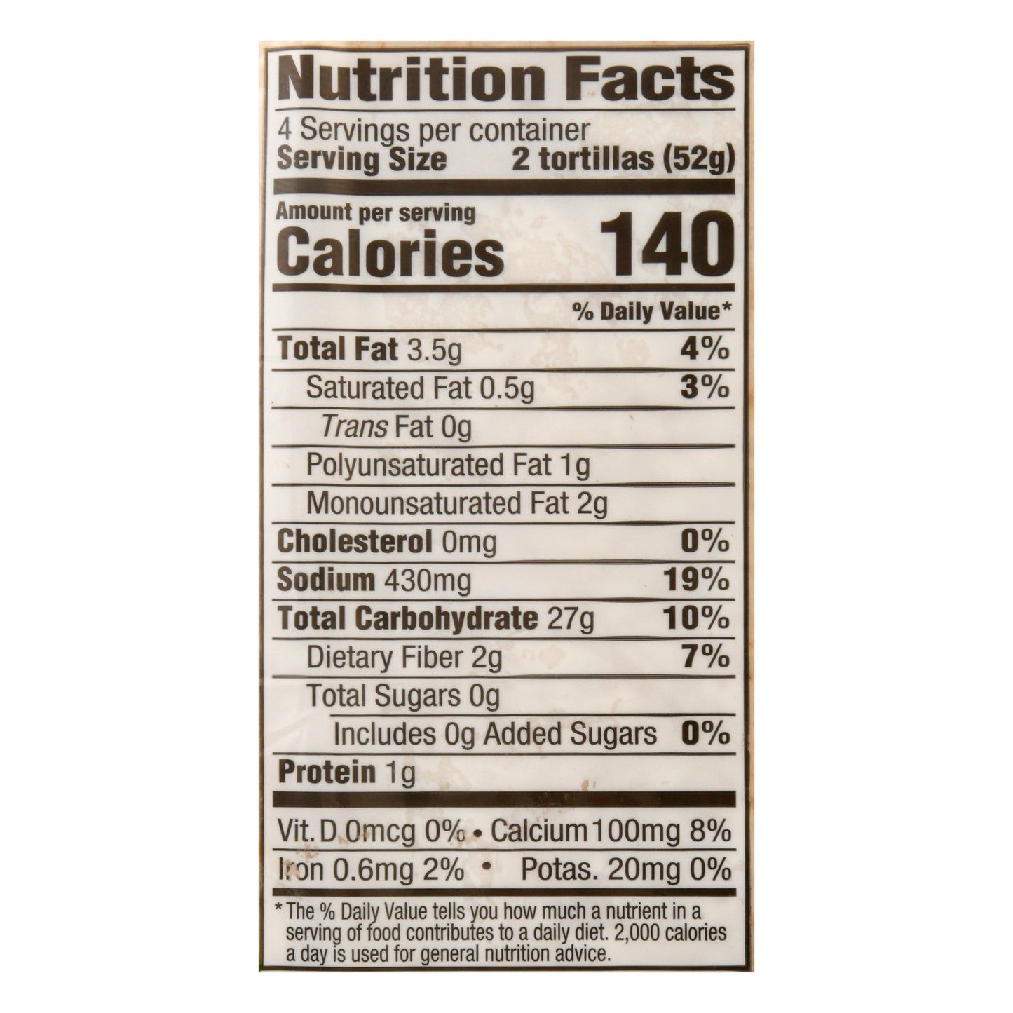 Mission Grain Free Tapioca Flour Original Tortilla Wraps 8 ea