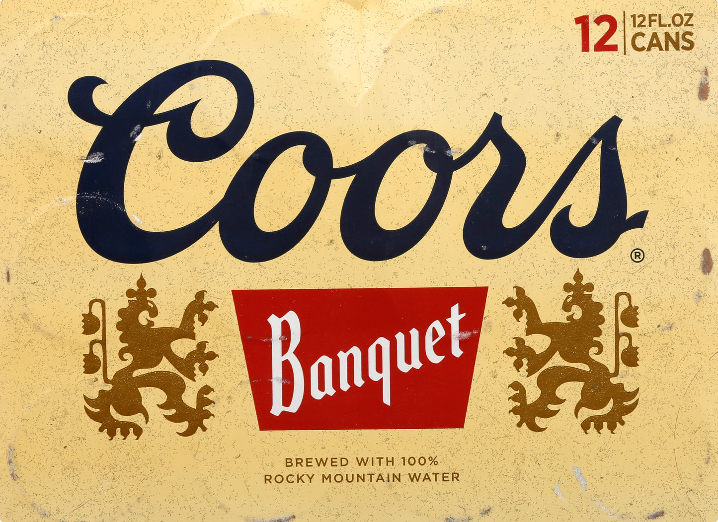 Coors Banquet 12 Pack Beer 12 ea