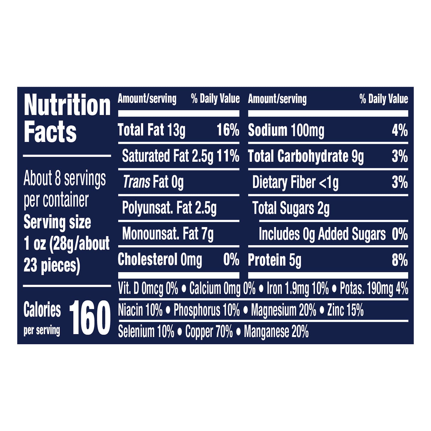 Planters Deluxe Whole Cashews 8.5 oz