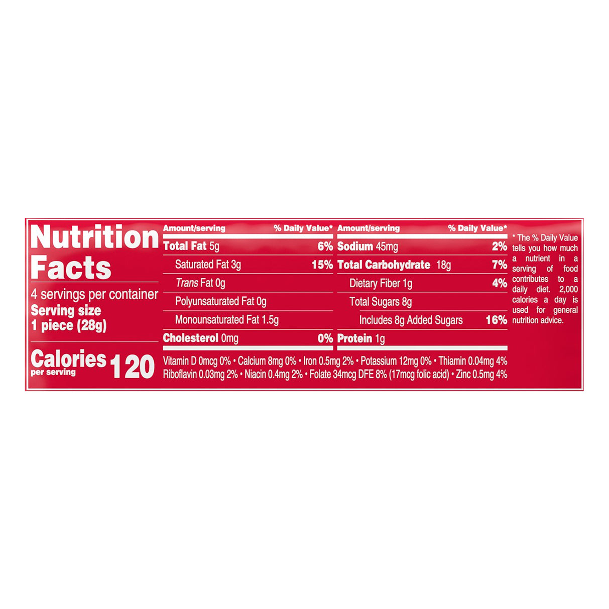 Marinela Barritas Fresa Strawberry Filled Cookie 3.88 Oz