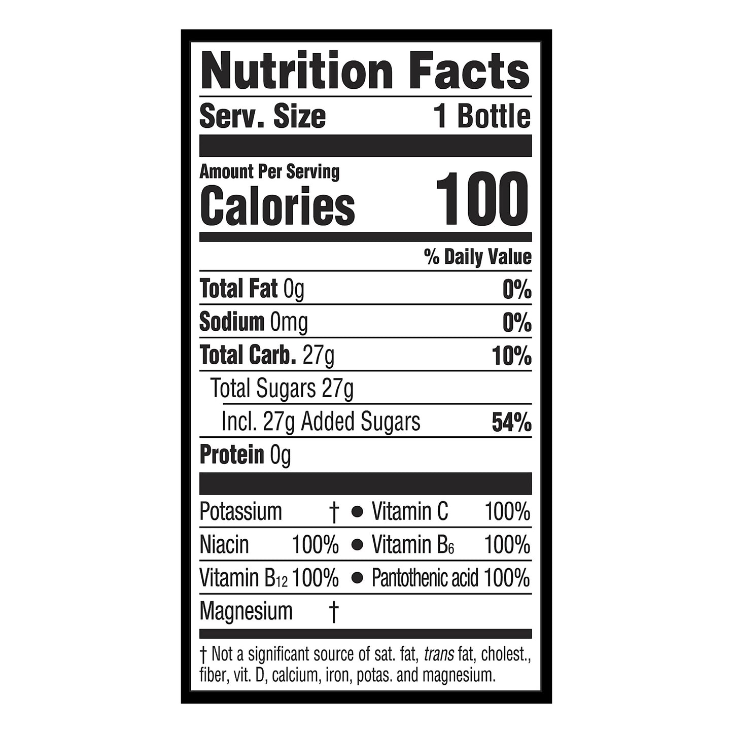 vitaminwater Energy Tropical Citrus Nutrient Enhanced Water Beverage 20 oz