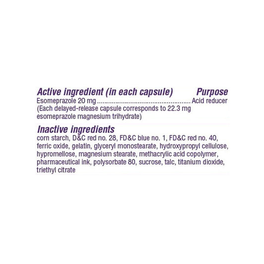 Nexium 24HR Acid Reducer Heartburn Relief Capsules with Esomeprazole Magnesium - 14 Count