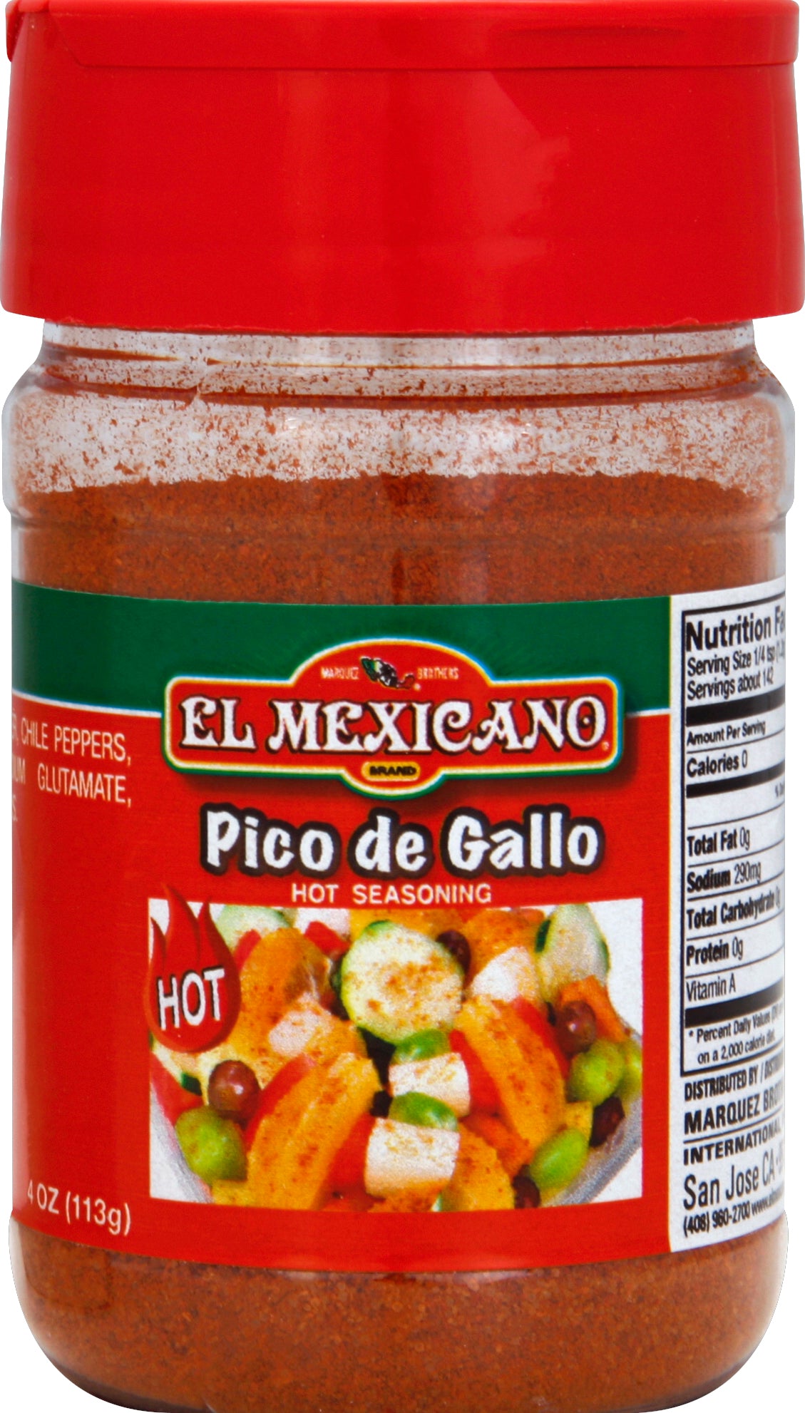 El Mexicano Hot Seasoning 4 oz