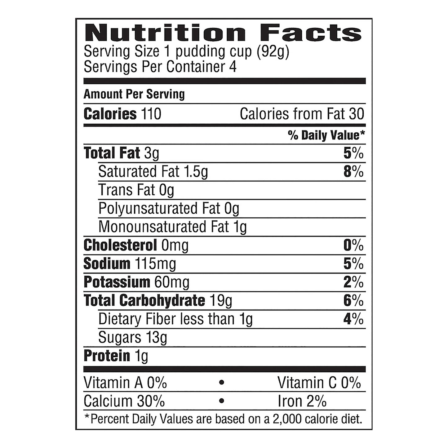 Snack Pack Tapioca Pudding 4 ea