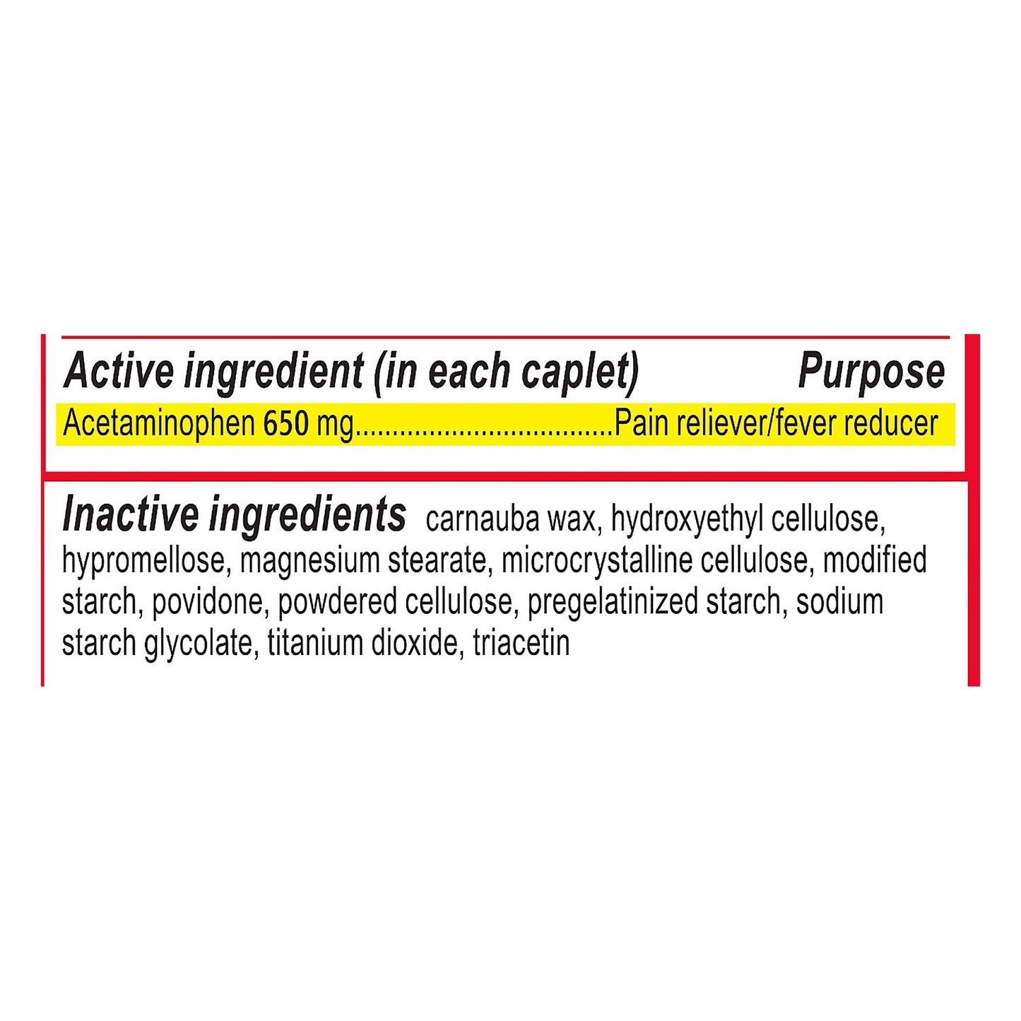 Tylenol 8 HR 650 mg Caplets Arthritis Pain 24 ea