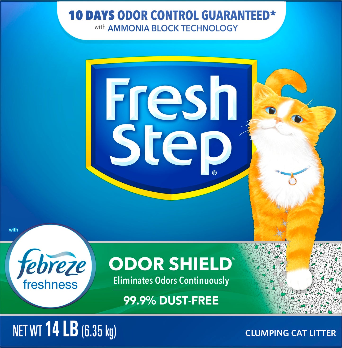 Fresh Step Ordor Shield Clumping Cat Litter 14 lb