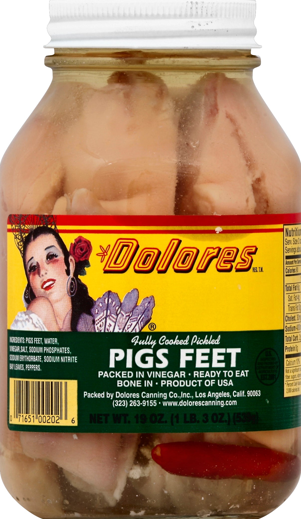Dolores Pigs Feet 19 oz